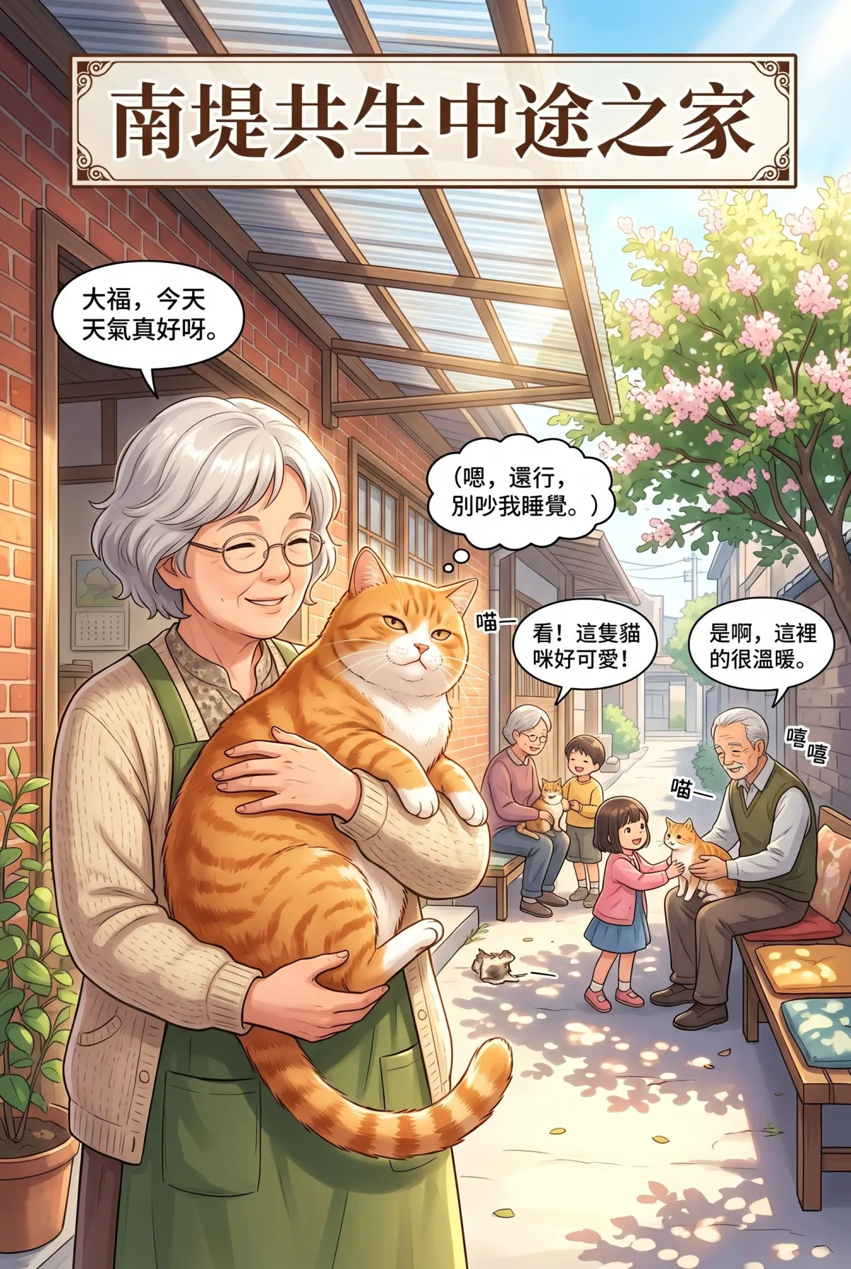 喵語情報局：退休貓奴的巷弄日記 第 11 集　喵語情報局：退休貓奴的巷弄日記 - 舊倉庫的新生 第 1 頁