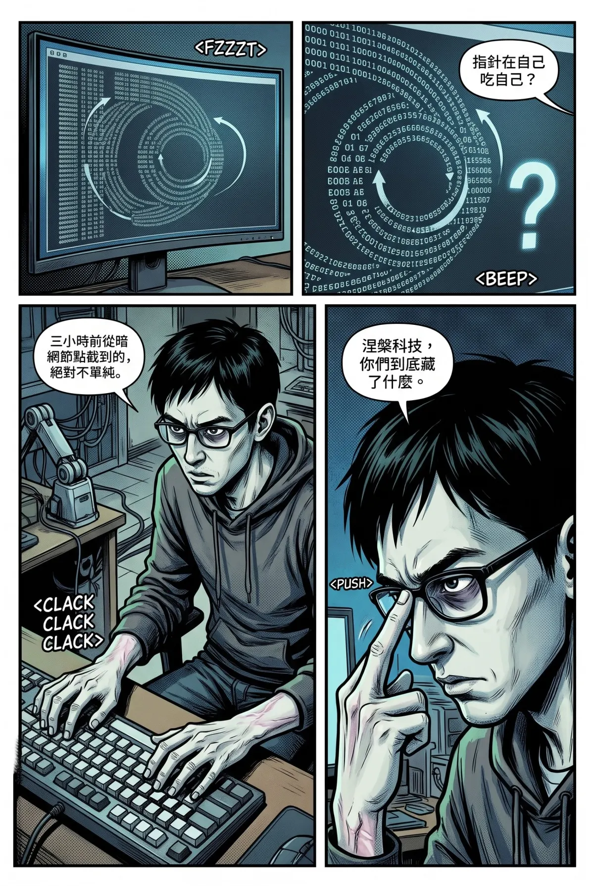 十一點十一分的迴圈代碼 第 1 集　十一點十一分的迴圈代碼 - 第壹章：臨界窗口的倒數 第 3 頁
