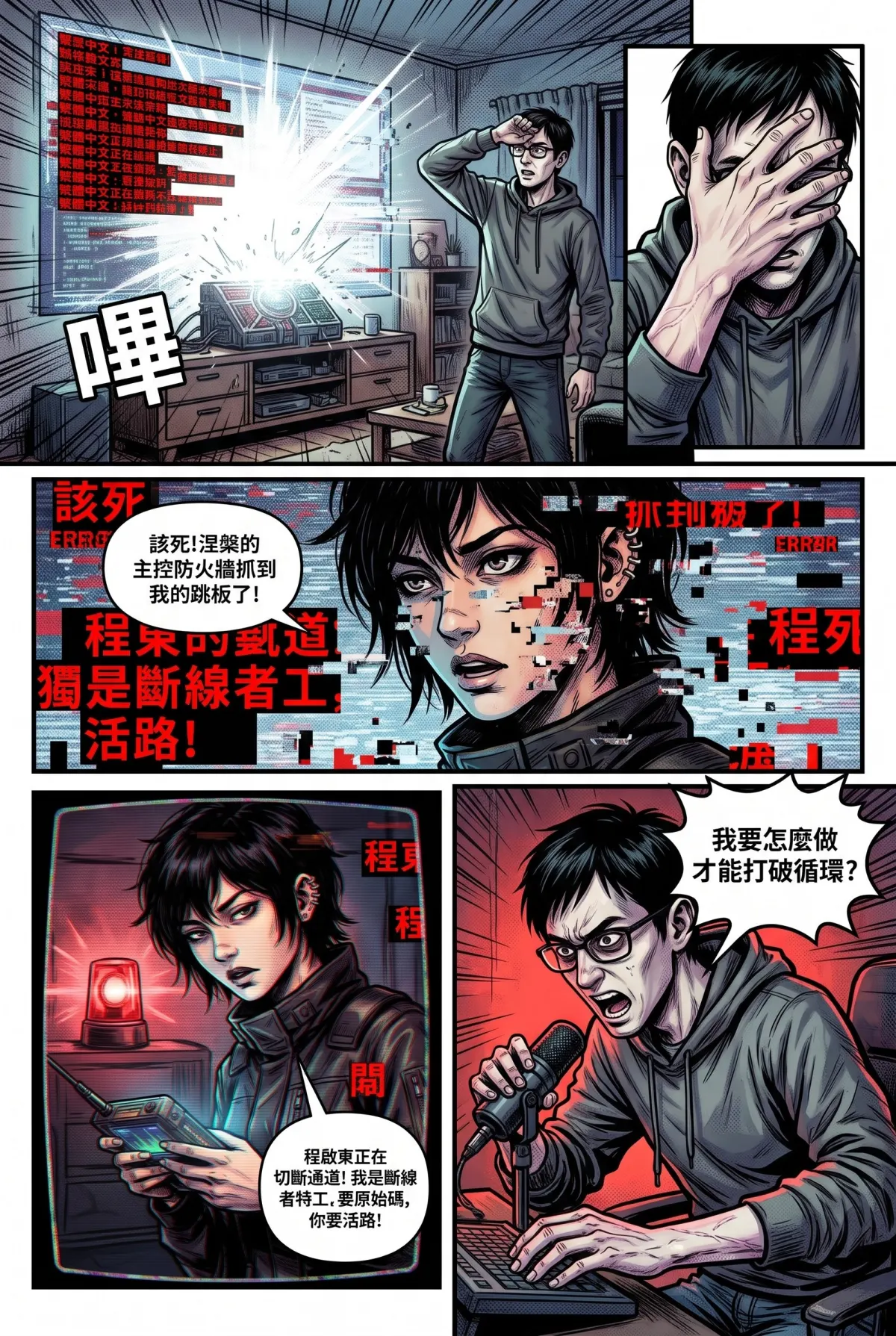 十一點十一分的迴圈代碼 第 3 集　十一點十一分的迴圈代碼 - 第叁章：溢出的通訊日誌 第 12 頁
