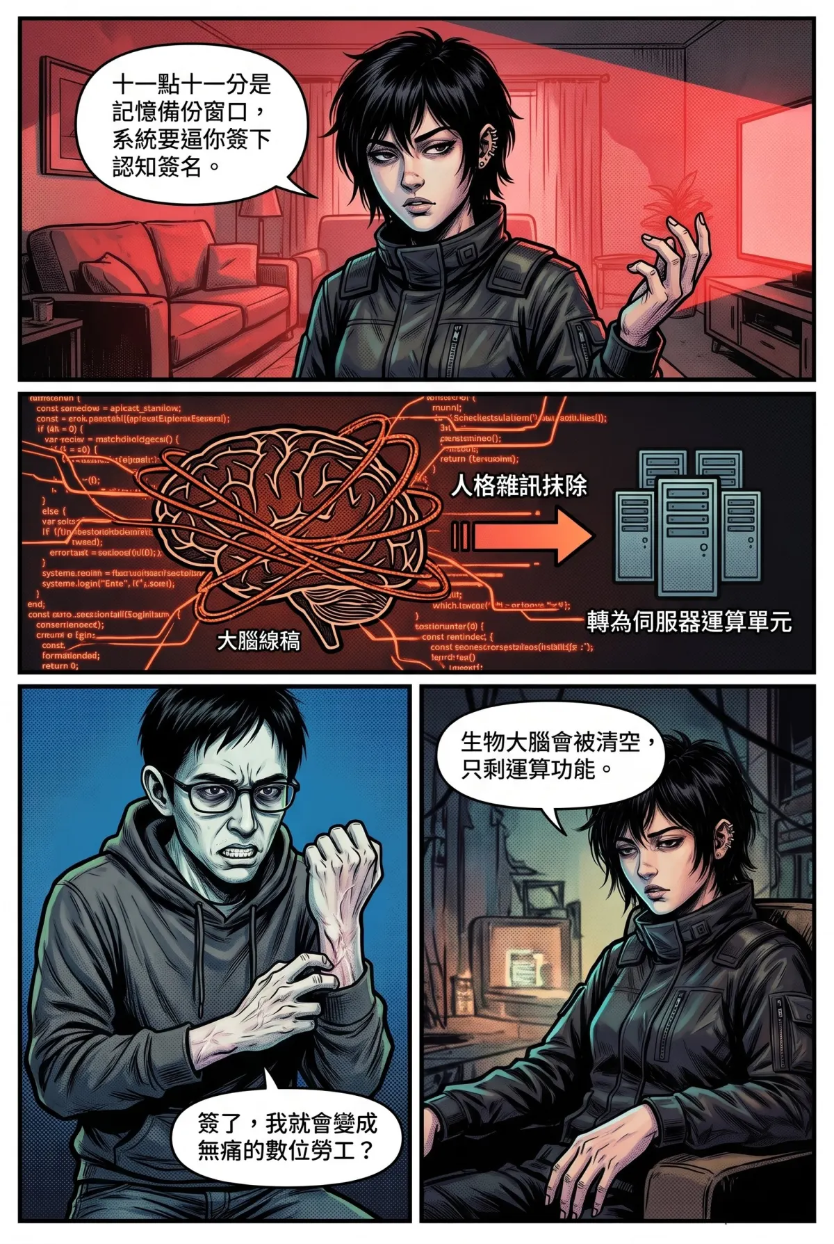 十一點十一分的迴圈代碼 第 3 集　十一點十一分的迴圈代碼 - 第叁章：溢出的通訊日誌 第 10 頁