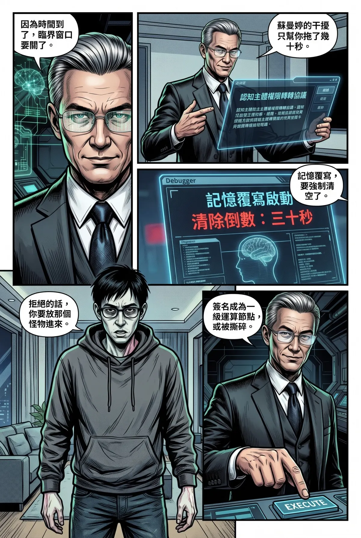十一點十一分的迴圈代碼 第 4 集　十一點十一分的迴圈代碼 - 第肆章：銜尾蛇的底層架構 第 13 頁