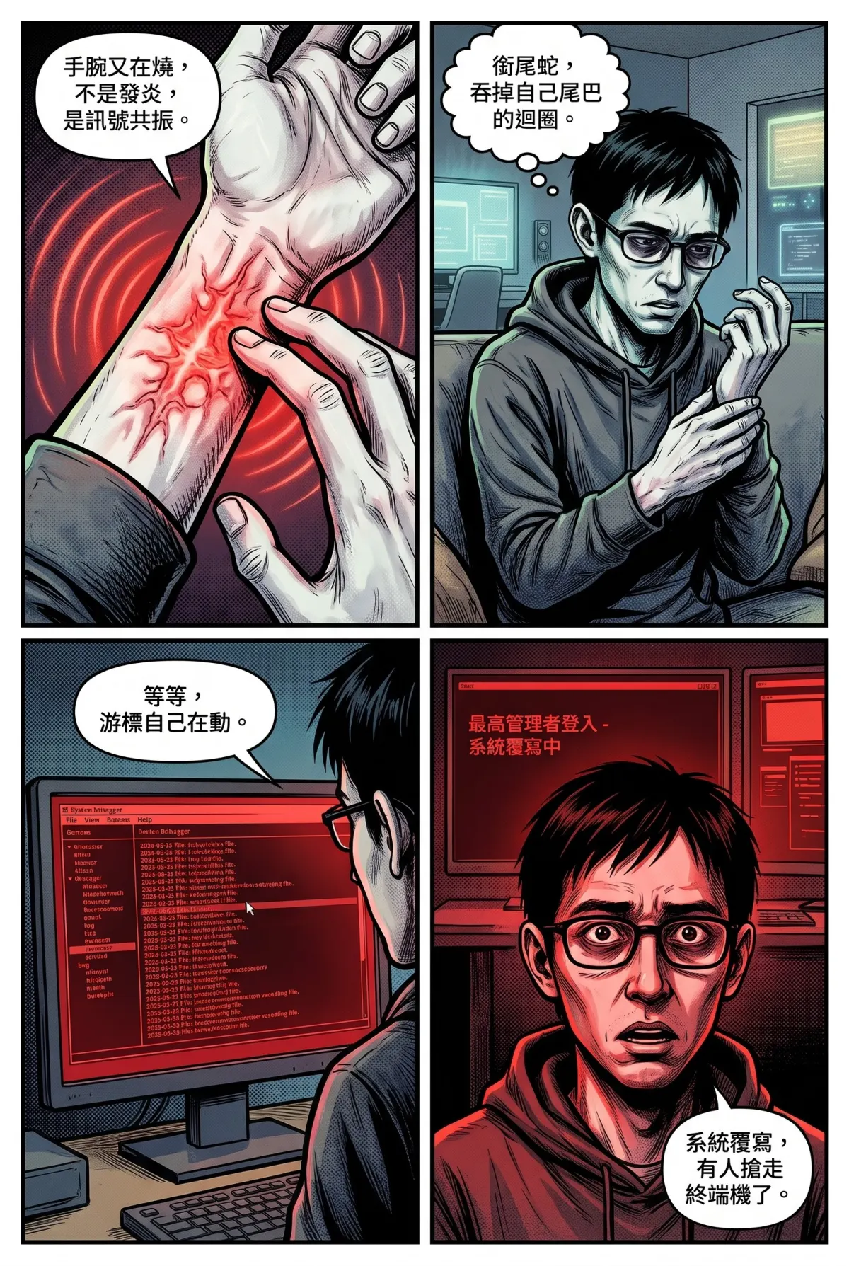 十一點十一分的迴圈代碼 第 4 集　十一點十一分的迴圈代碼 - 第肆章：銜尾蛇的底層架構 第 7 頁