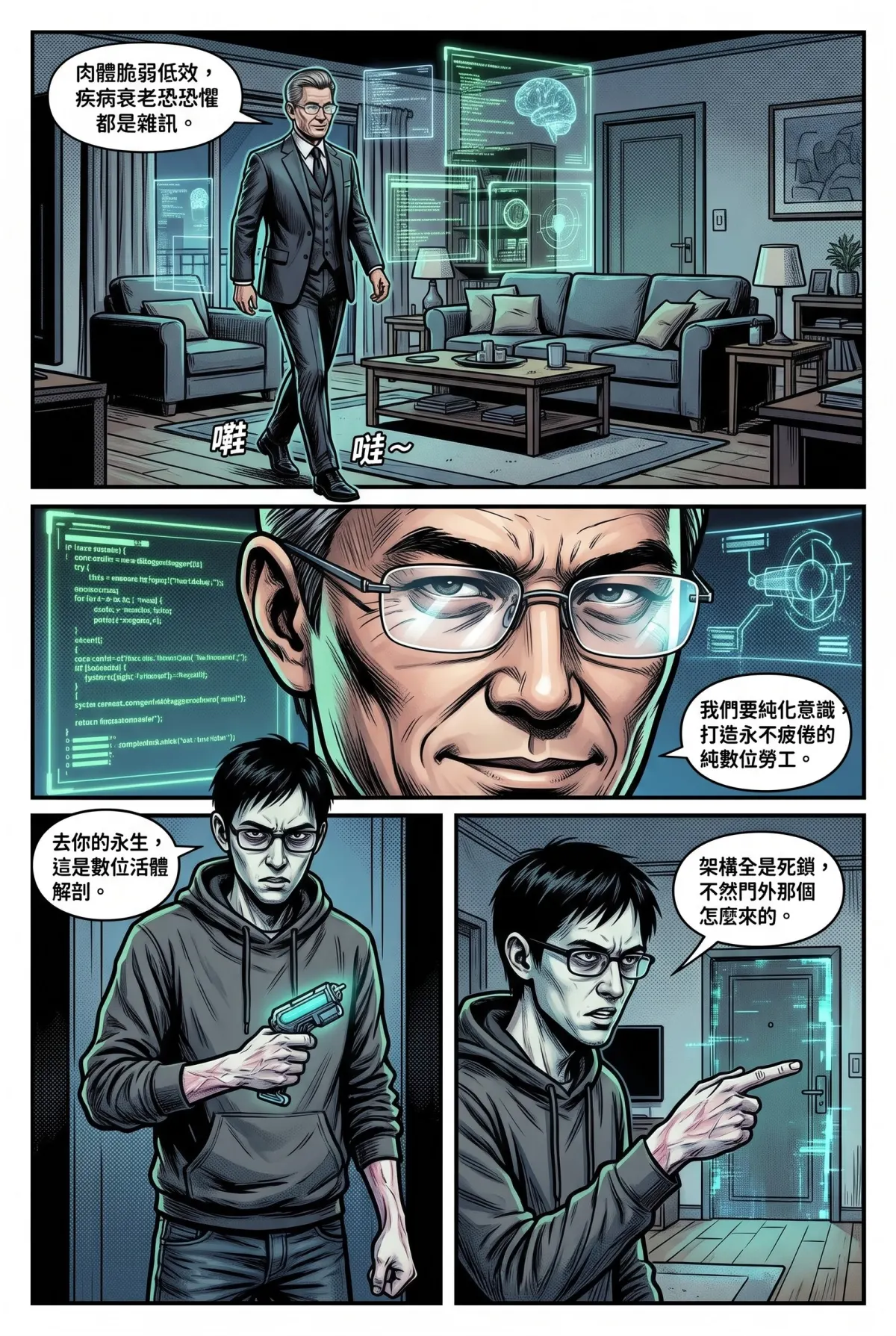 十一點十一分的迴圈代碼 第 4 集　十一點十一分的迴圈代碼 - 第肆章：銜尾蛇的底層架構 第 10 頁