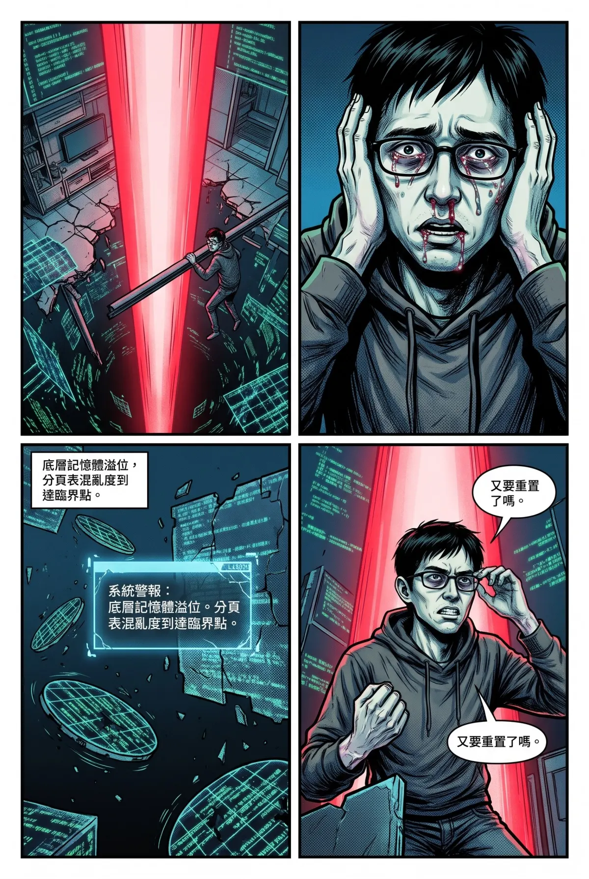 十一點十一分的迴圈代碼 第 7 集　十一點十一分的迴圈代碼 - 第柒章：遞迴終結的荒謬抉擇(完) 第 2 頁