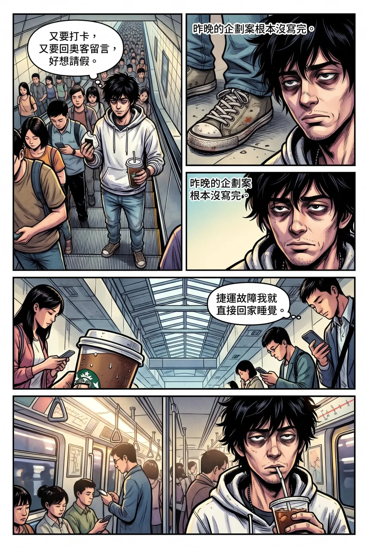 您的主角已離線：別再投那個選項了！ 第 1 集　您的主角已離線：別再投那個選項了！ - 第1章：捷運逃殺與三杯雞的第三解法 第 2 頁