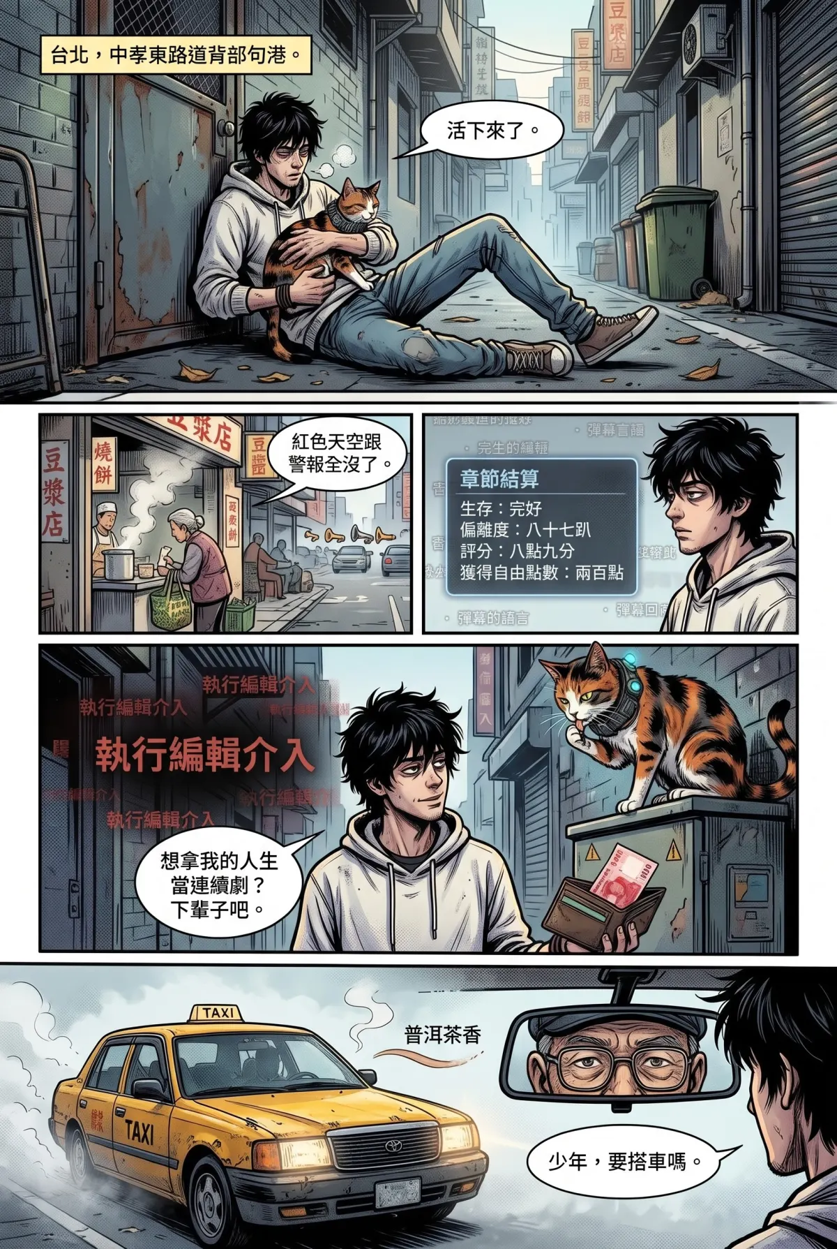 您的主角已離線：別再投那個選項了！ 第 1 集　您的主角已離線：別再投那個選項了！ - 第1章：捷運逃殺與三杯雞的第三解法 第 16 頁
