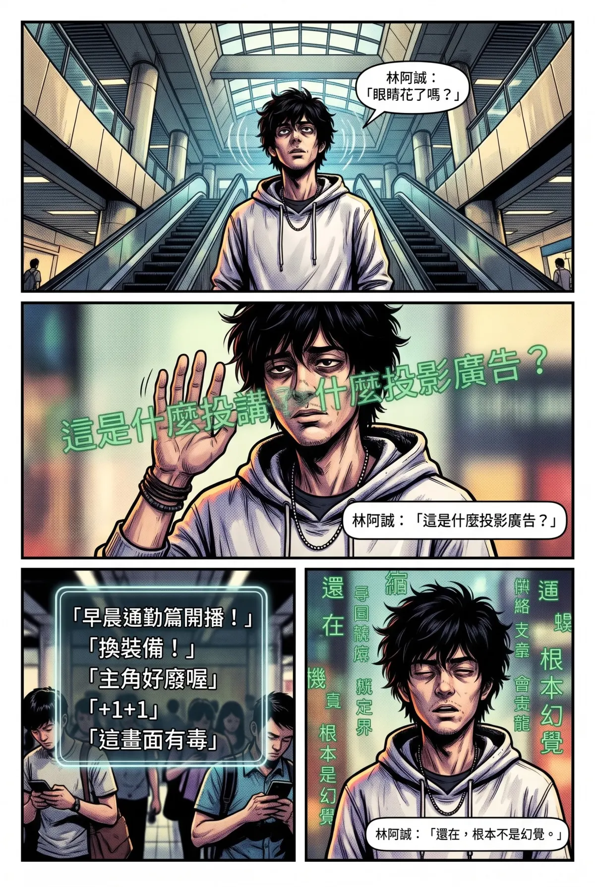 您的主角已離線：別再投那個選項了！ 第 1 集　您的主角已離線：別再投那個選項了！ - 第1章：捷運逃殺與三杯雞的第三解法 第 3 頁