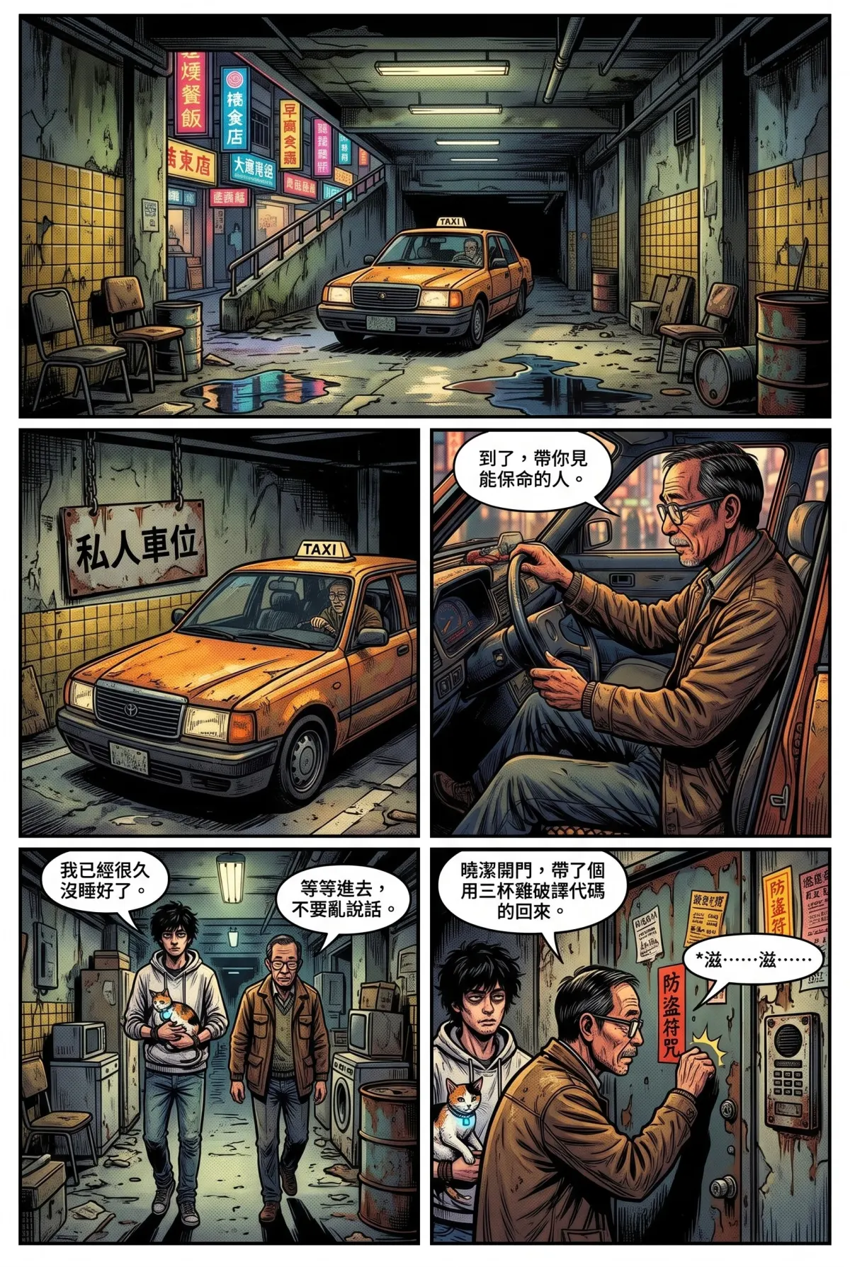 您的主角已離線：別再投那個選項了！ 第 2 集　您的主角已離線：別再投那個選項了！ - 第2章：小黃運將的哲學與數位解構 第 10 頁