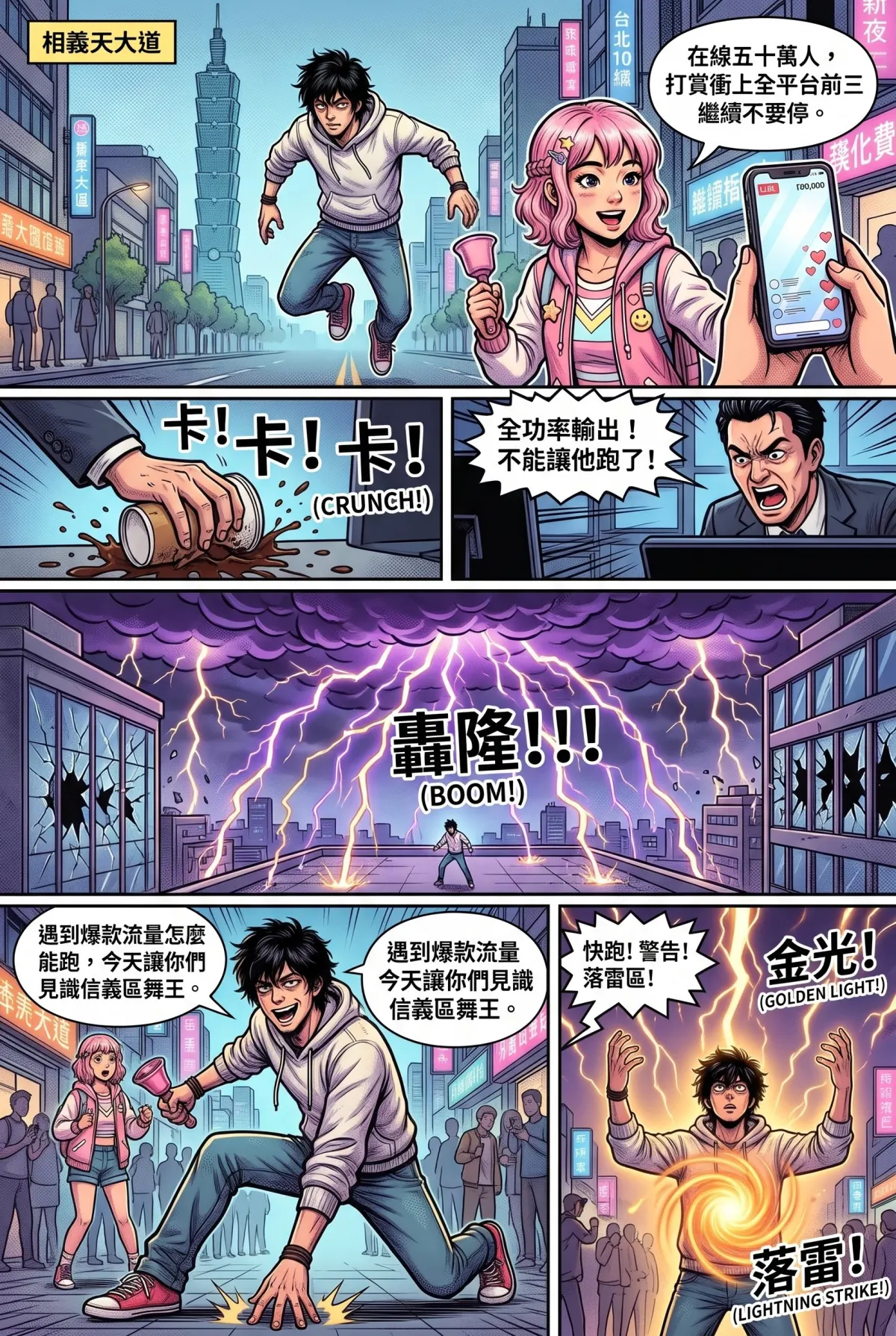 您的主角已離線：別再投那個選項了！ 第 3 集　您的主角已離線：別再投那個選項了！ - 第3章：信義區修羅場！網紅的流量轉化術 第 11 頁
