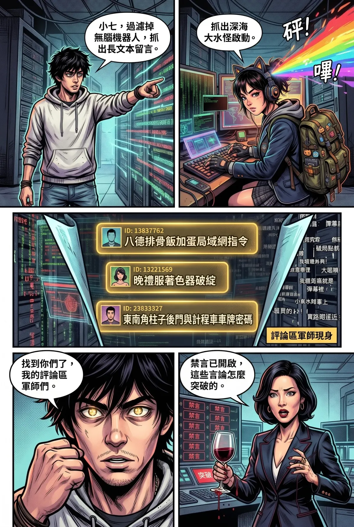 您的主角已離線：別再投那個選項了！ 第 4 集　您的主角已離線：別再投那個選項了！ - 第4章：光華商場地下軍！尋找評論區臥底 第 9 頁