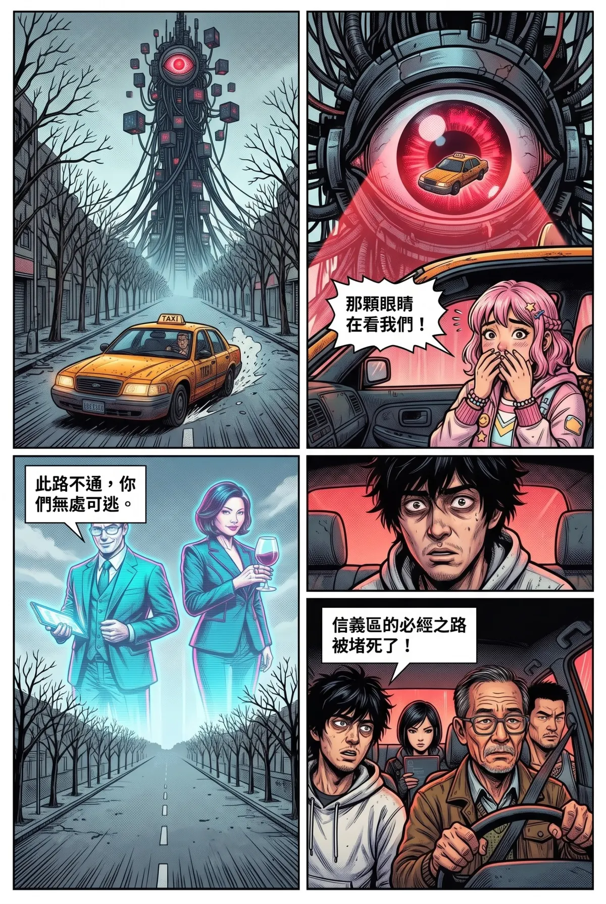您的主角已離線：別再投那個選項了！ 第 5 集　您的主角已離線：別再投那個選項了！ - 第5章：雨夜中的謝幕！老司機的最後一程 第 10 頁