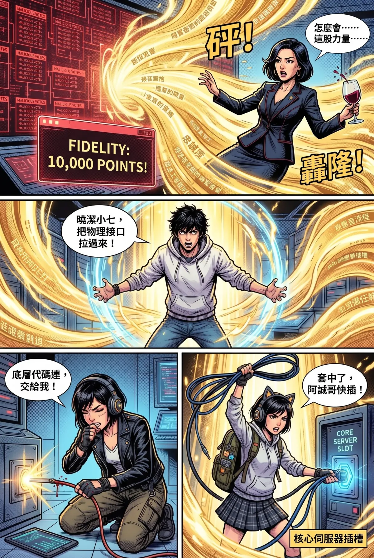 您的主角已離線：別再投那個選項了！ 第 6 集　您的主角已離線：別再投那個選項了！ - 第6章：雲端總攻！把悲劇扭轉成爆笑秀 第 10 頁