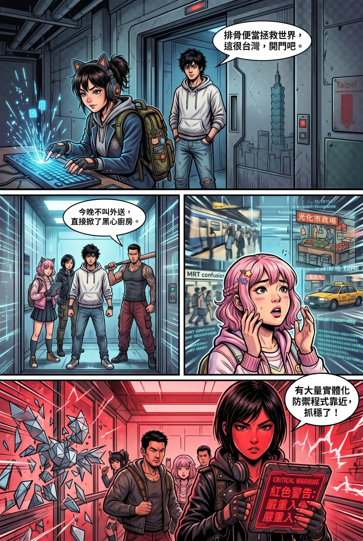 您的主角已離線：別再投那個選項了！ 第 6 集　您的主角已離線：別再投那個選項了！ - 第6章：雲端總攻！把悲劇扭轉成爆笑秀 第 3 頁