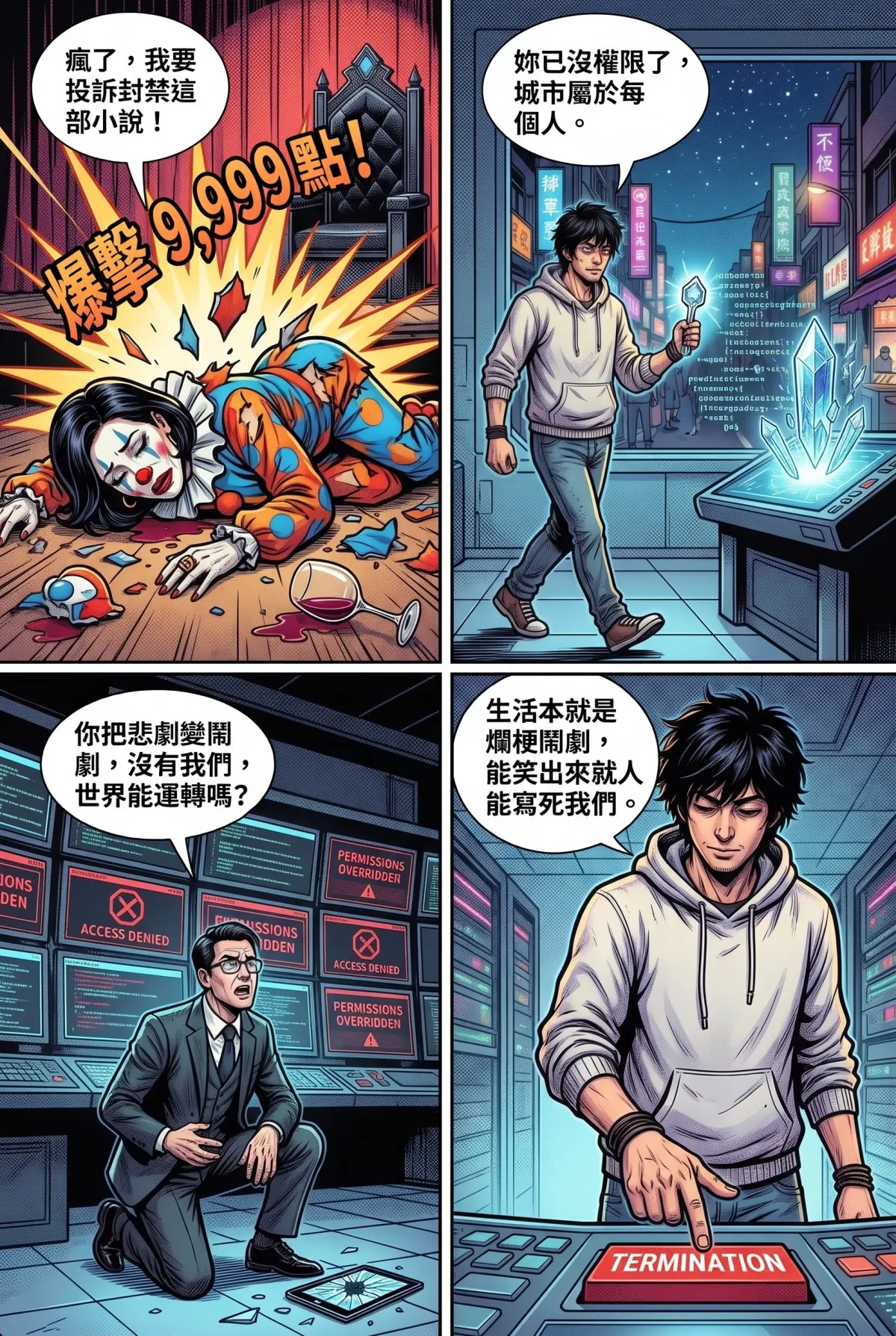 您的主角已離線：別再投那個選項了！ 第 6 集　您的主角已離線：別再投那個選項了！ - 第6章：雲端總攻！把悲劇扭轉成爆笑秀 第 13 頁