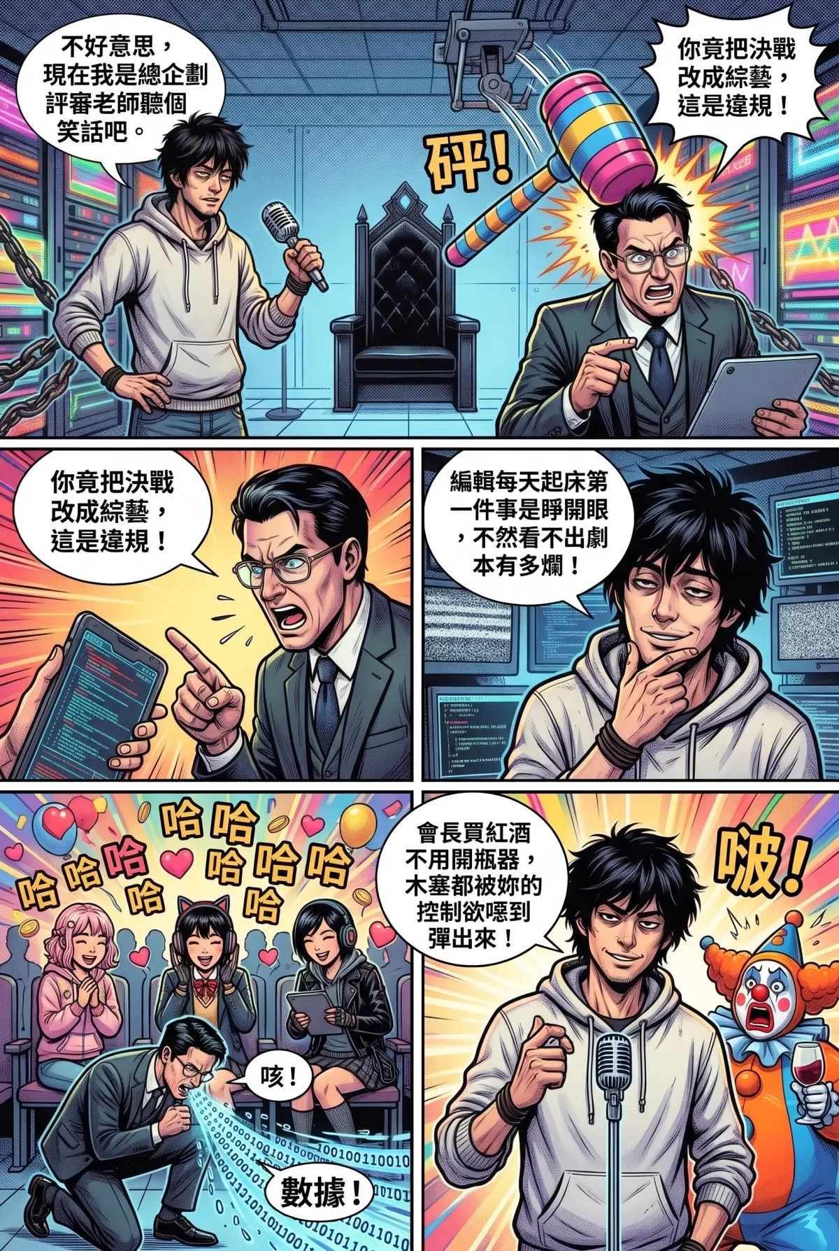 您的主角已離線：別再投那個選項了！ 第 6 集　您的主角已離線：別再投那個選項了！ - 第6章：雲端總攻！把悲劇扭轉成爆笑秀 第 12 頁