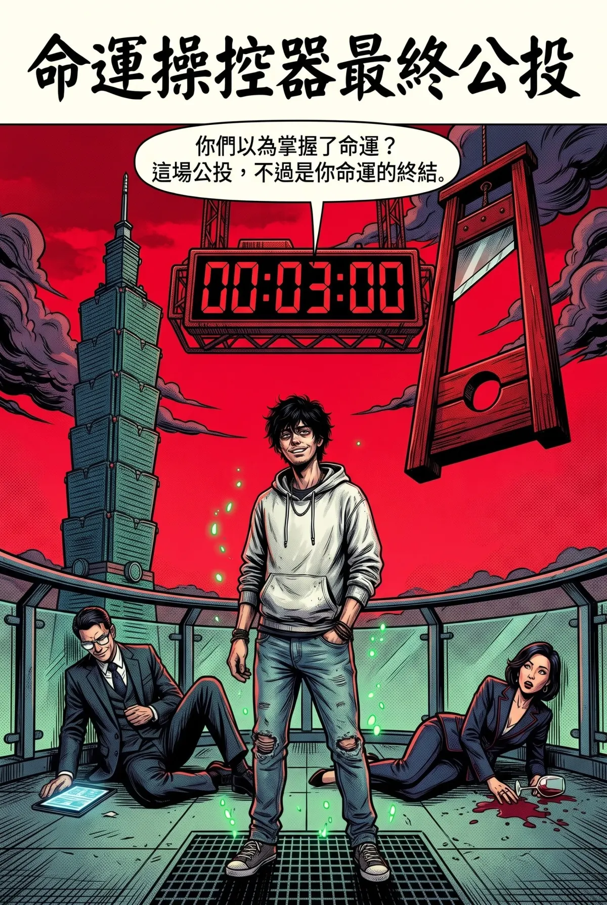 您的主角已離線：別再投那個選項了！ 第 7 集　您的主角已離線：別再投那個選項了！ - 第7章：第三種人生——把命運的筆還給自己(完) 第 1 頁
