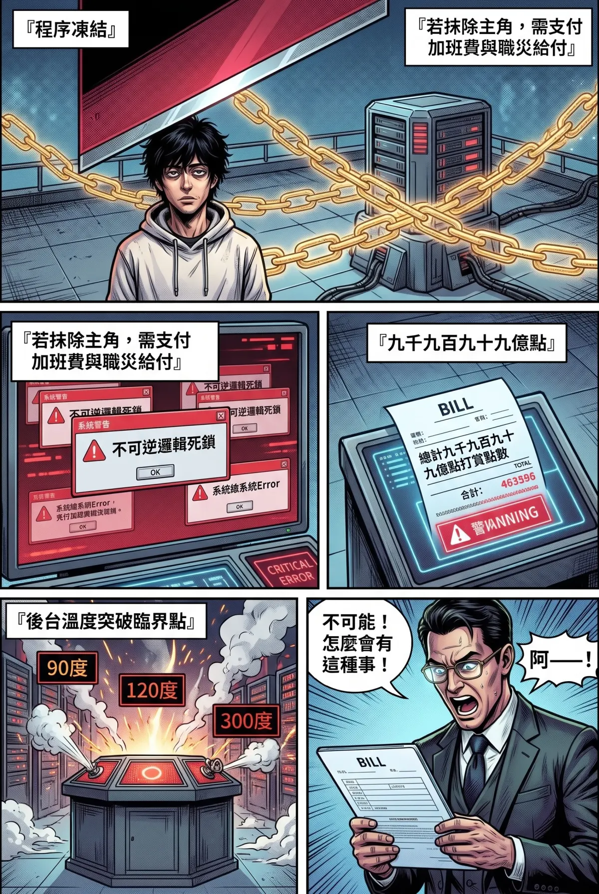 您的主角已離線：別再投那個選項了！ 第 7 集　您的主角已離線：別再投那個選項了！ - 第7章：第三種人生——把命運的筆還給自己(完) 第 8 頁