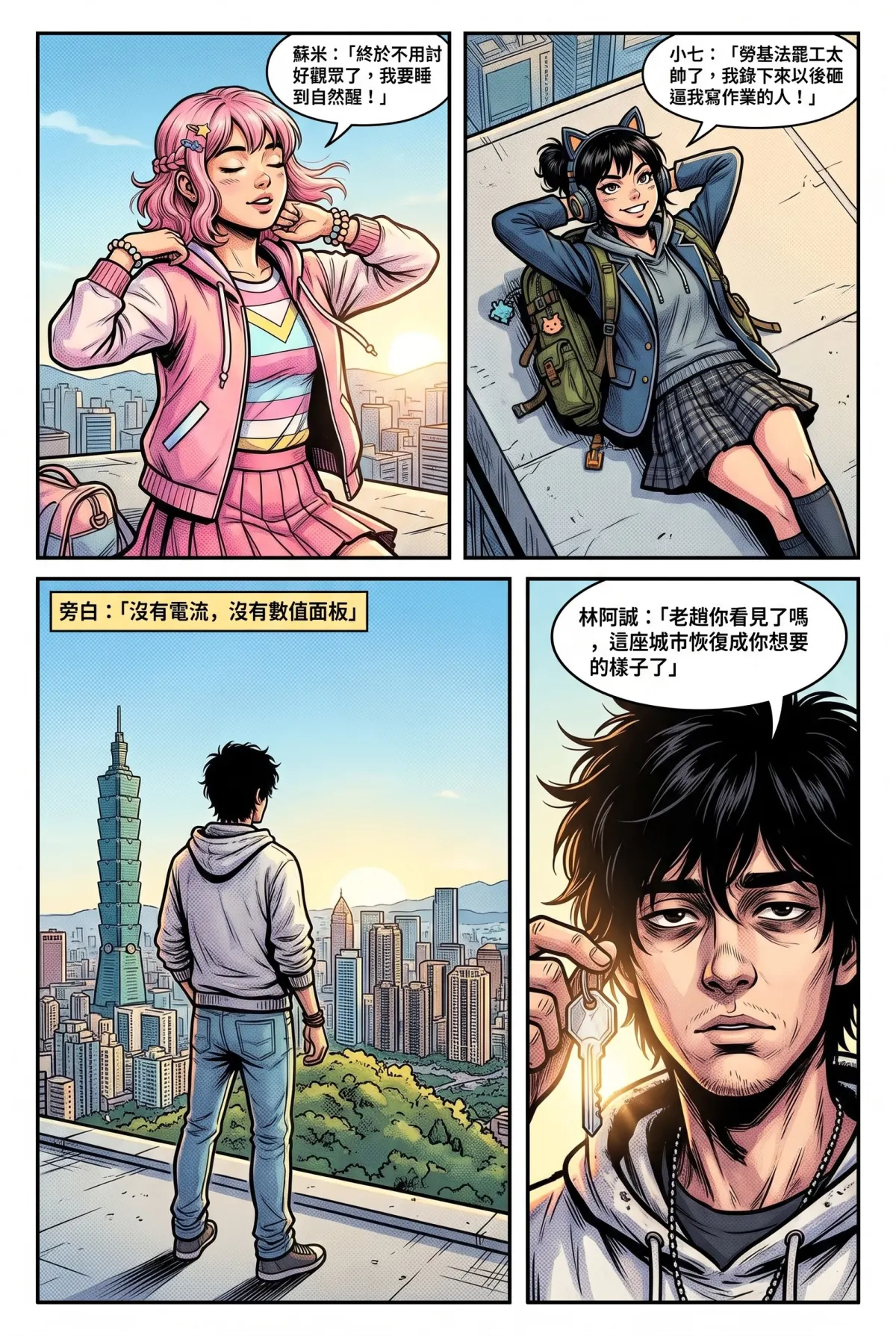 您的主角已離線：別再投那個選項了！ 第 7 集　您的主角已離線：別再投那個選項了！ - 第7章：第三種人生——把命運的筆還給自己(完) 第 11 頁