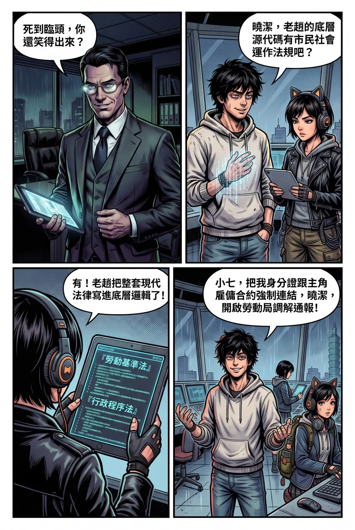 您的主角已離線：別再投那個選項了！ 第 7 集　您的主角已離線：別再投那個選項了！ - 第7章：第三種人生——把命運的筆還給自己(完) 第 5 頁