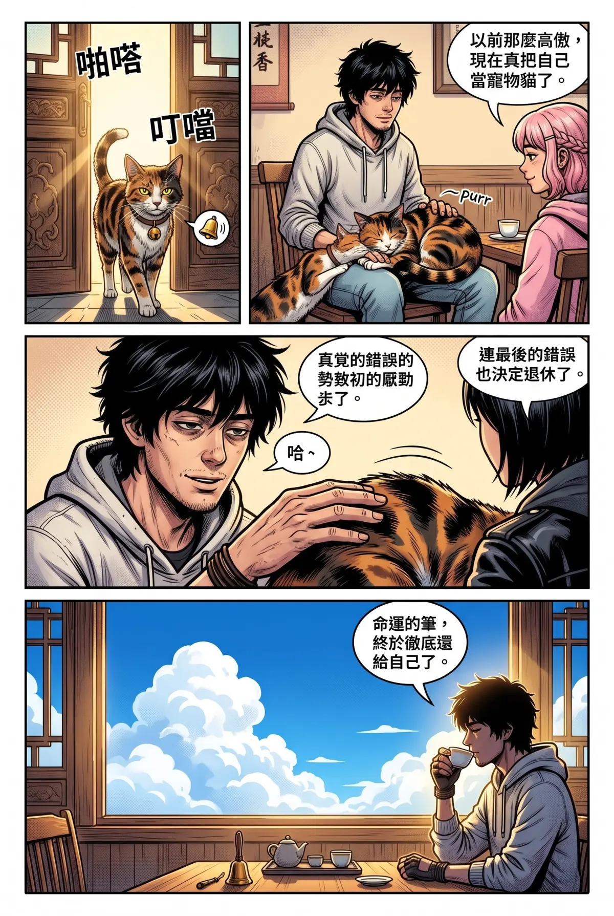 您的主角已離線：別再投那個選項了！ 第 7 集　您的主角已離線：別再投那個選項了！ - 第7章：第三種人生——把命運的筆還給自己(完) 第 14 頁