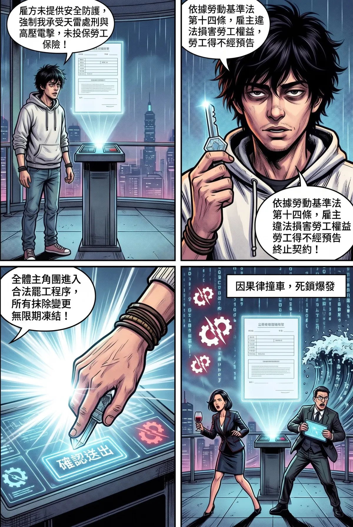 您的主角已離線：別再投那個選項了！ 第 7 集　您的主角已離線：別再投那個選項了！ - 第7章：第三種人生——把命運的筆還給自己(完) 第 7 頁