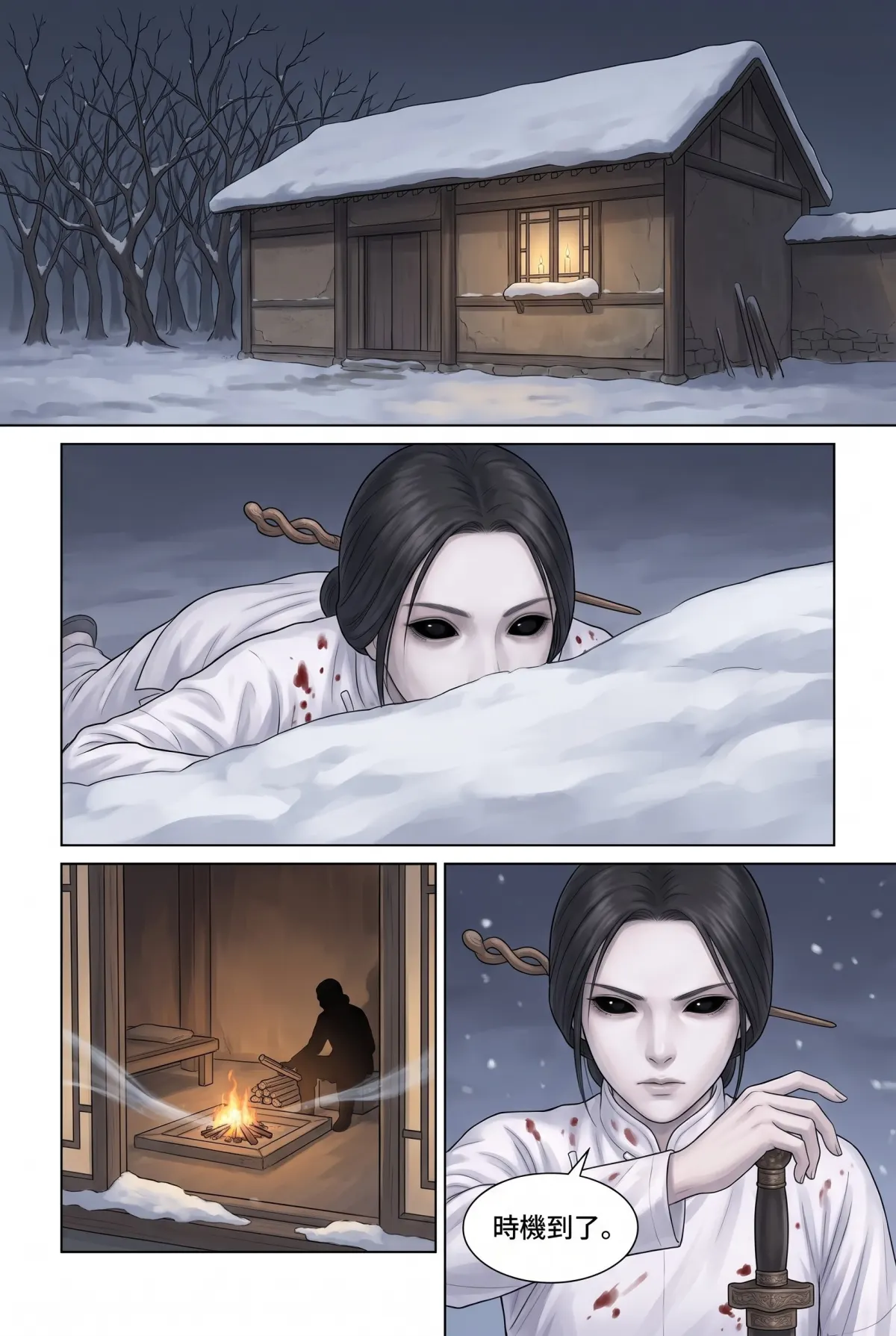 《霜刃無聲》 第 1 集　《霜刃無聲》 - 第一章 風雪小屋 第 5 頁