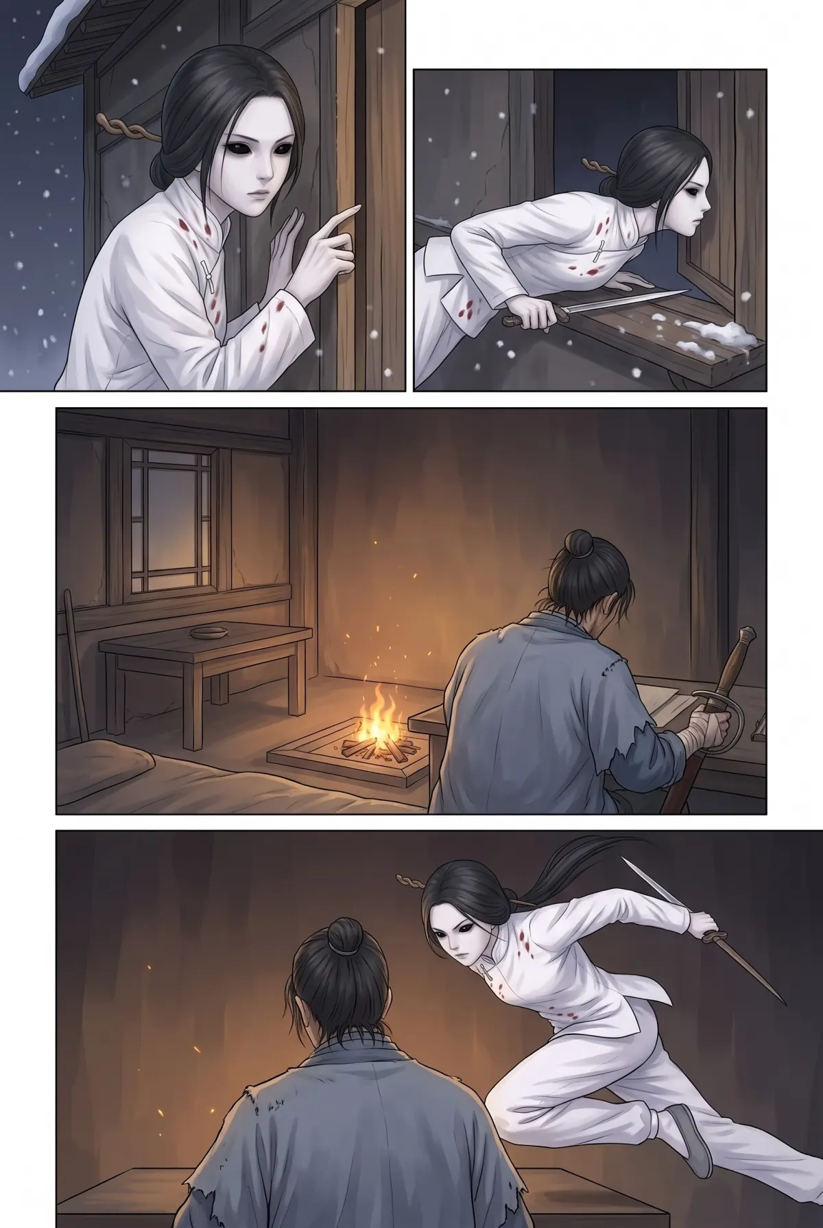 《霜刃無聲》 第 1 集　《霜刃無聲》 - 第一章 風雪小屋 第 6 頁
