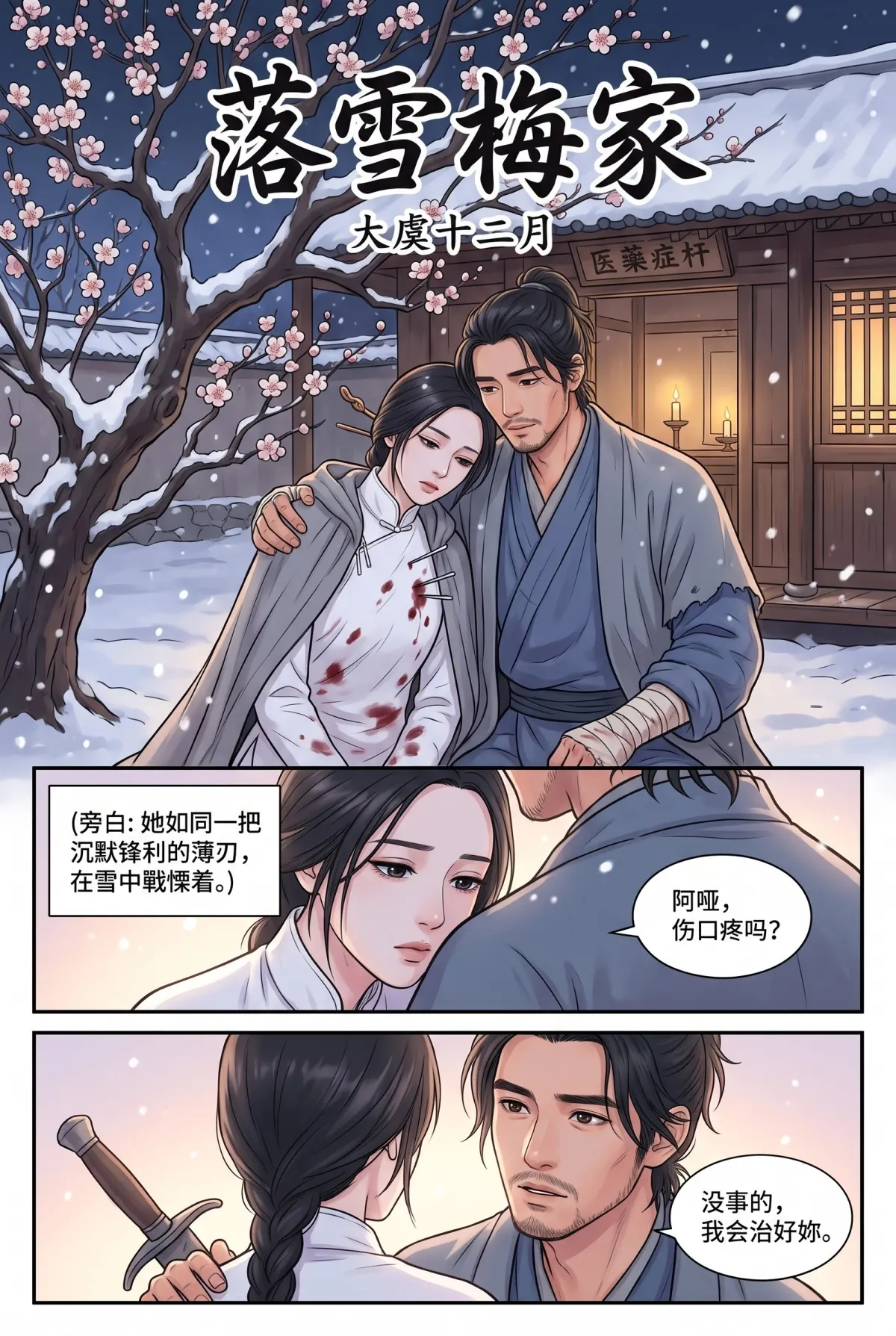 《霜刃無聲》 第 5 集　《霜刃無聲》 - 第五章 梅婆婆的藥廬 第 1 頁