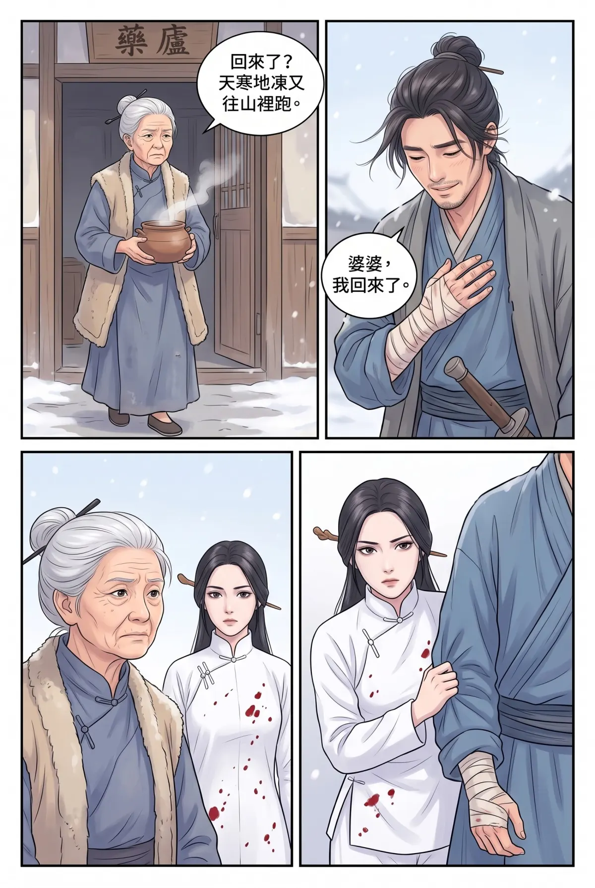 《霜刃無聲》 第 5 集　《霜刃無聲》 - 第五章 梅婆婆的藥廬 第 7 頁