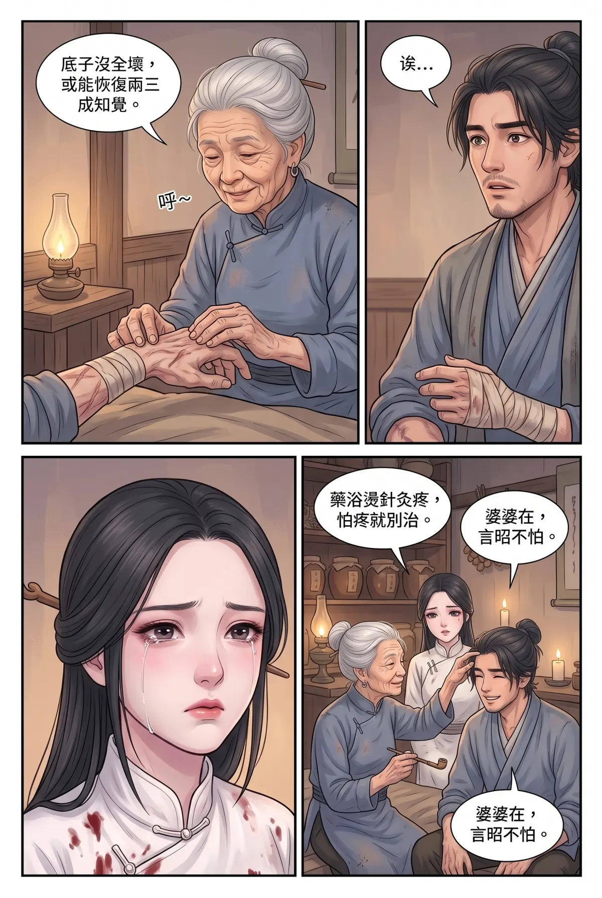 《霜刃無聲》 第 5 集　《霜刃無聲》 - 第五章 梅婆婆的藥廬 第 12 頁