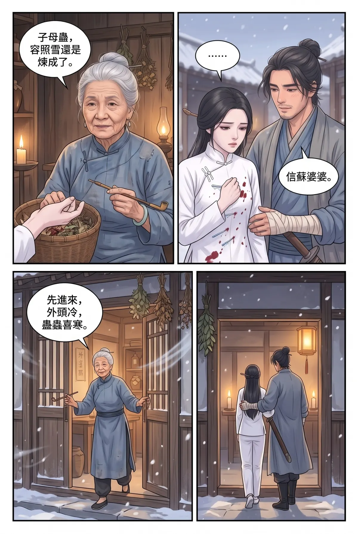 《霜刃無聲》 第 5 集　《霜刃無聲》 - 第五章 梅婆婆的藥廬 第 9 頁