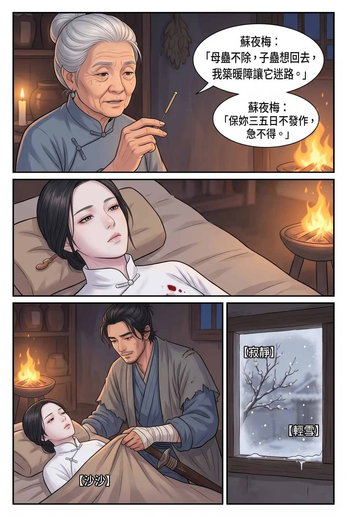 《霜刃無聲》 第 5 集　《霜刃無聲》 - 第五章 梅婆婆的藥廬 第 15 頁