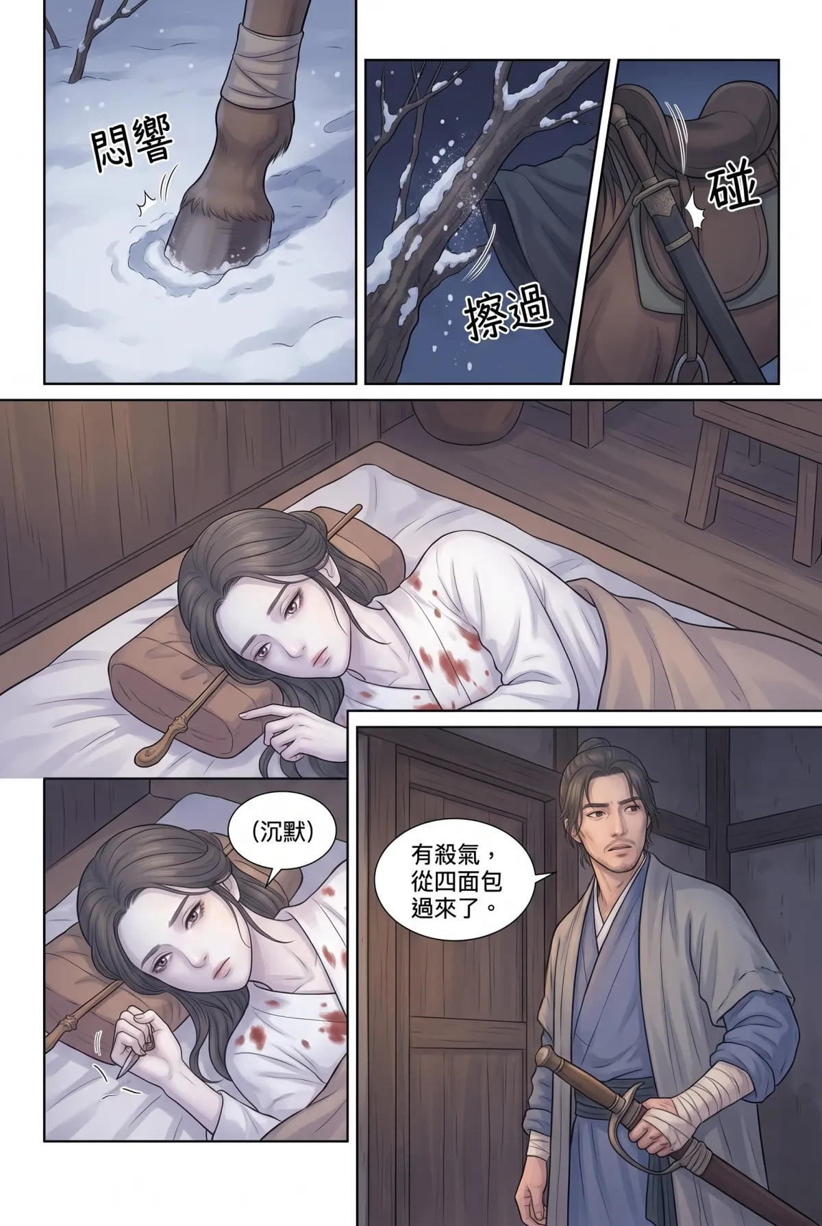 《霜刃無聲》 第 6 集　《霜刃無聲》 - 第六章 夜梟來襲 第 4 頁
