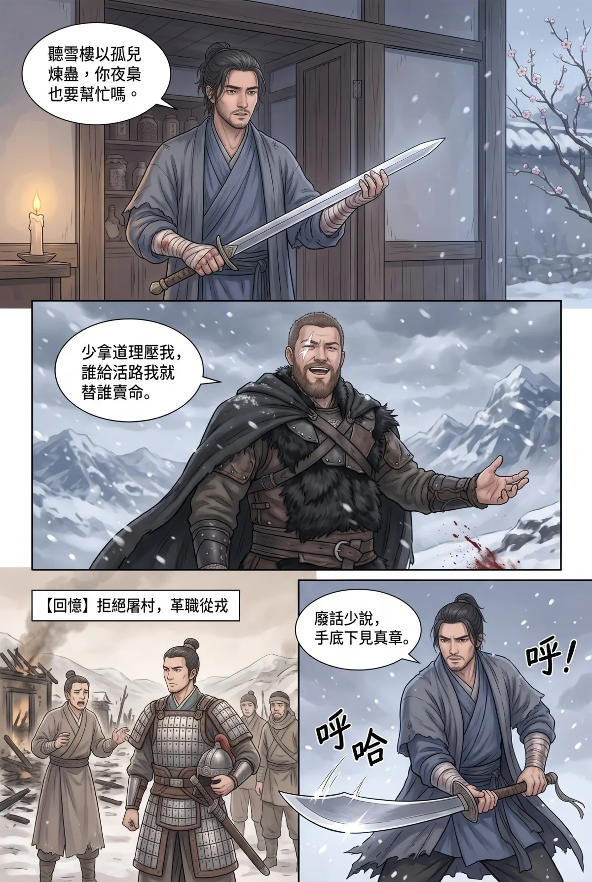 《霜刃無聲》 第 6 集　《霜刃無聲》 - 第六章 夜梟來襲 第 8 頁
