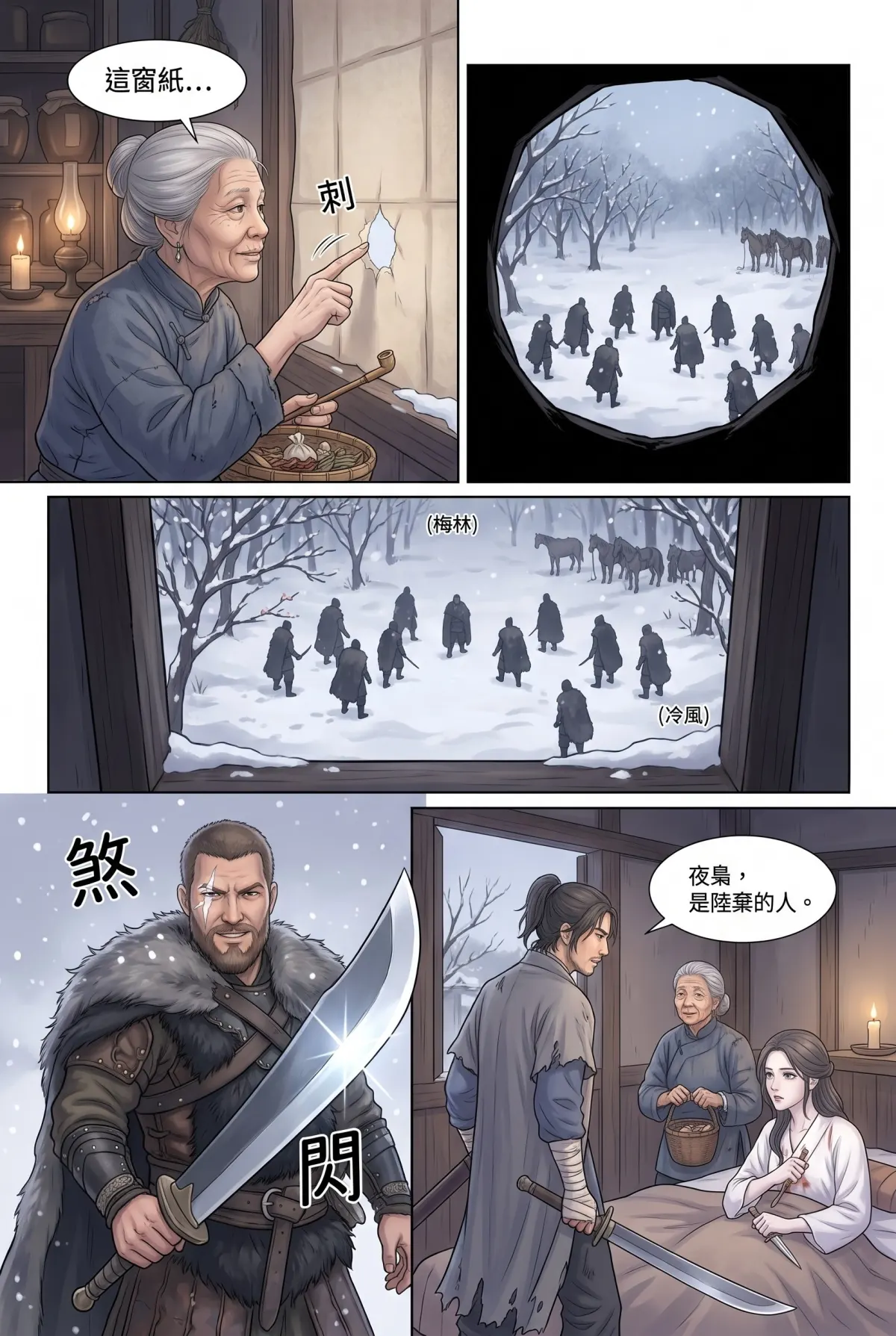 《霜刃無聲》 第 6 集　《霜刃無聲》 - 第六章 夜梟來襲 第 5 頁