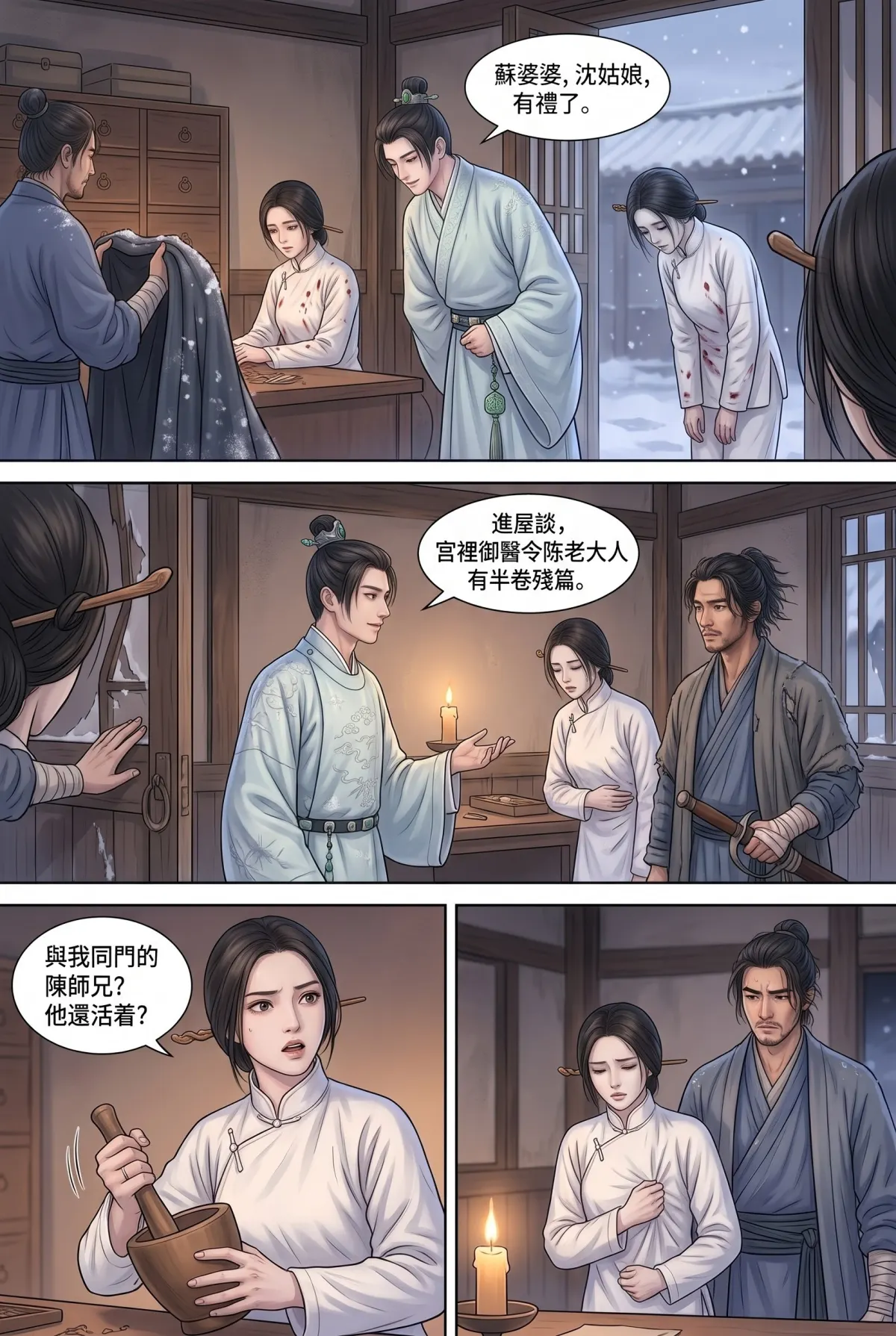 《霜刃無聲》 第 8 集　《霜刃無聲》 - 第八章 臨安暗河 第 8 頁