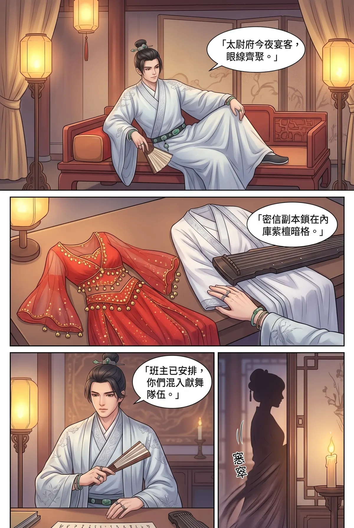 《霜刃無聲》 第 9 集　《霜刃無聲》 - 第九章 夜宴奪卷 第 3 頁
