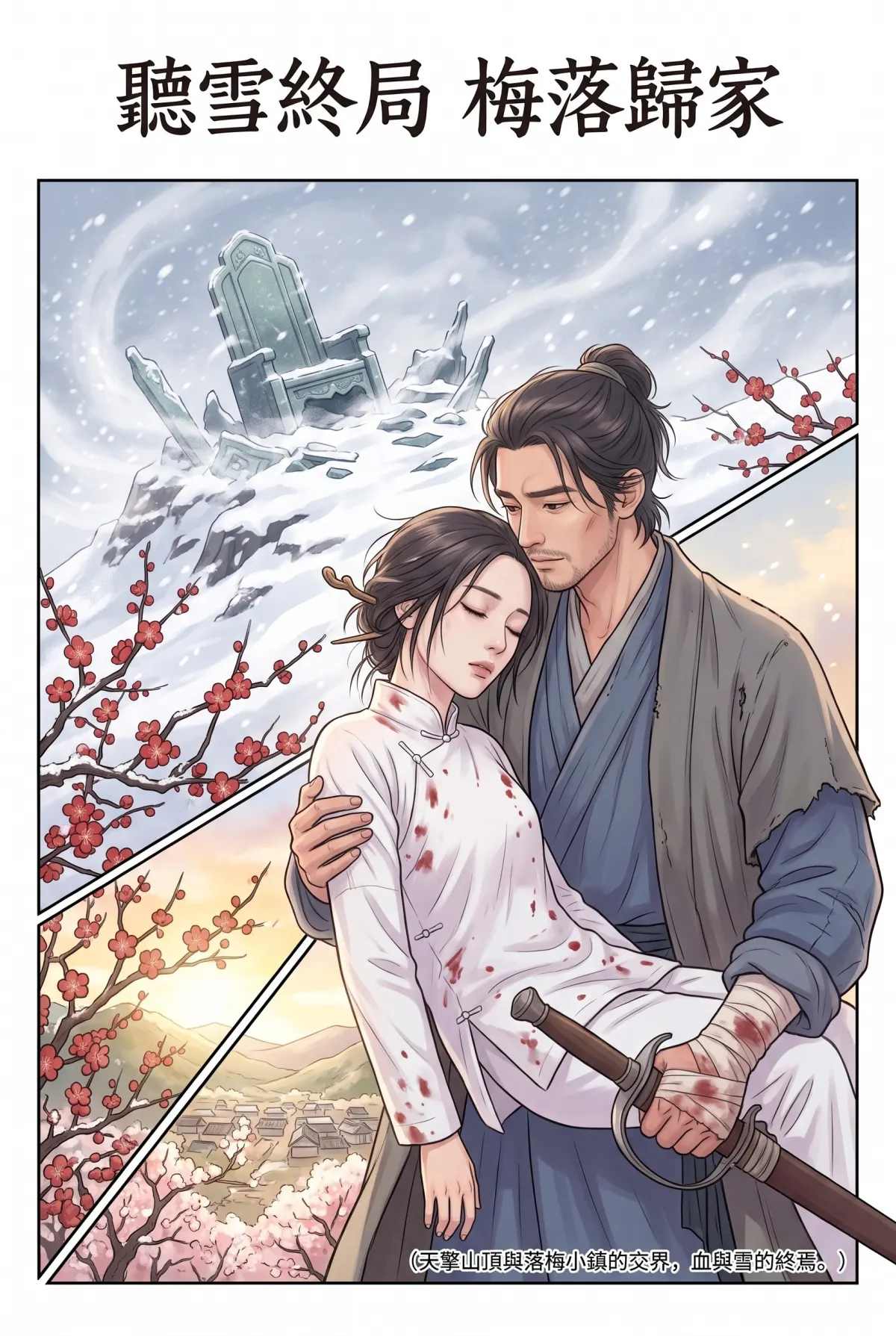 《霜刃無聲》 第 14 集　《霜刃無聲》 - 第十四章 梅落如雪 第 1 頁
