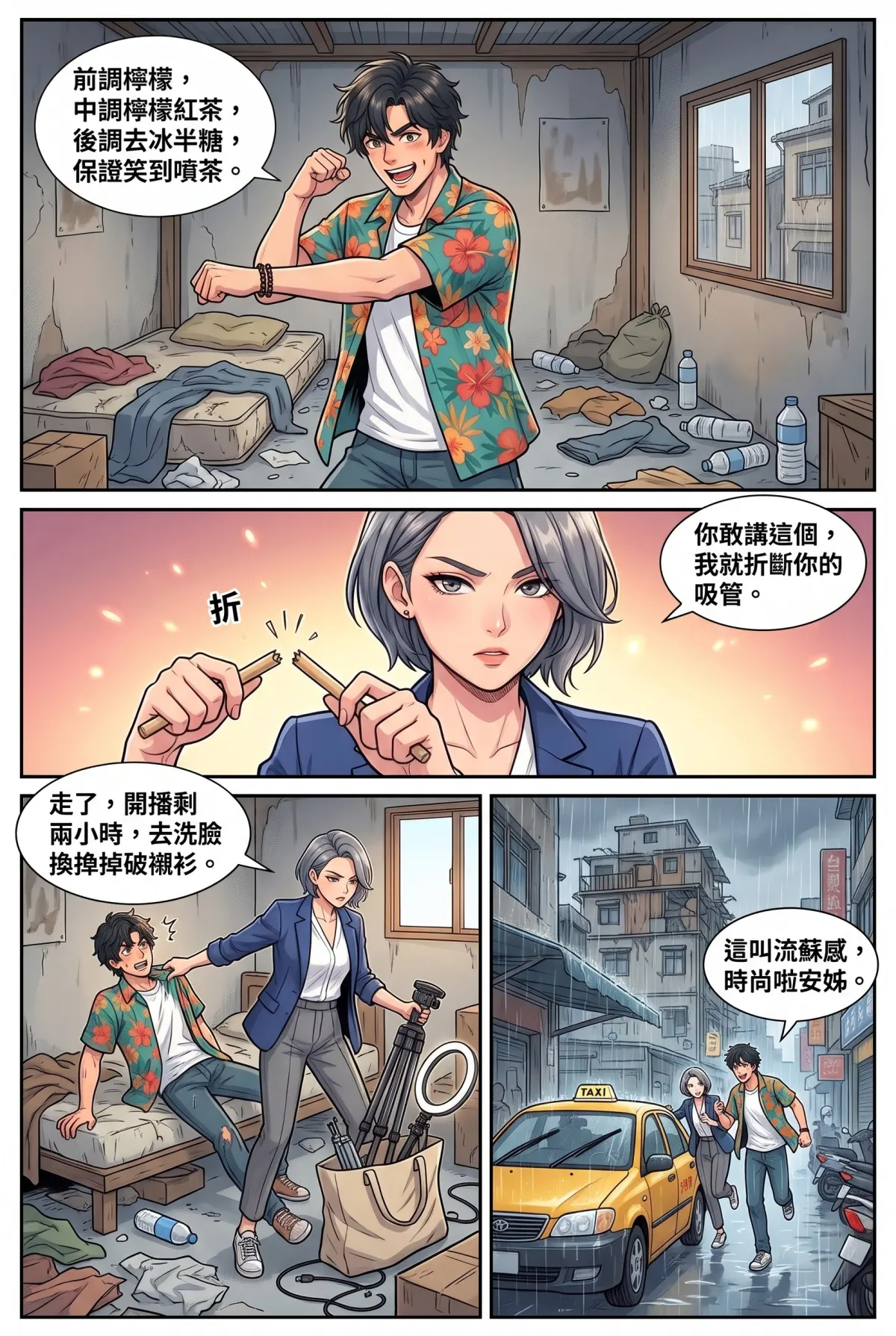 《頂流過氣後，我靠互嗆帶貨爆紅了》 第 1 集　《頂流過氣後，我靠互嗆帶貨爆紅了》 - 過氣C位的租金求生戰 第 7 頁