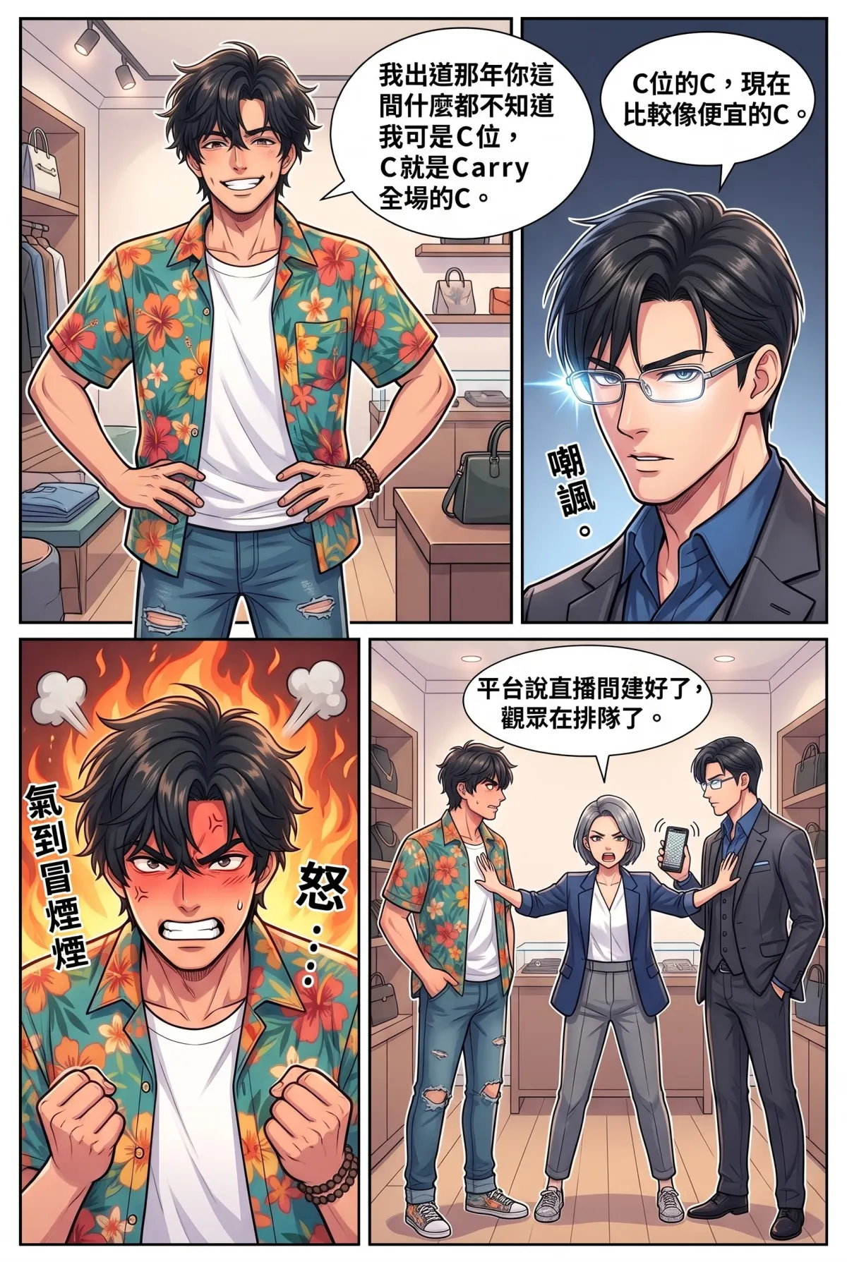 《頂流過氣後，我靠互嗆帶貨爆紅了》 第 1 集　《頂流過氣後，我靠互嗆帶貨爆紅了》 - 過氣C位的租金求生戰 第 12 頁