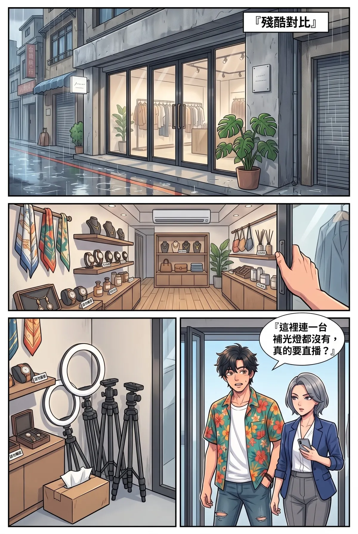 《頂流過氣後，我靠互嗆帶貨爆紅了》 第 1 集　《頂流過氣後，我靠互嗆帶貨爆紅了》 - 過氣C位的租金求生戰 第 8 頁