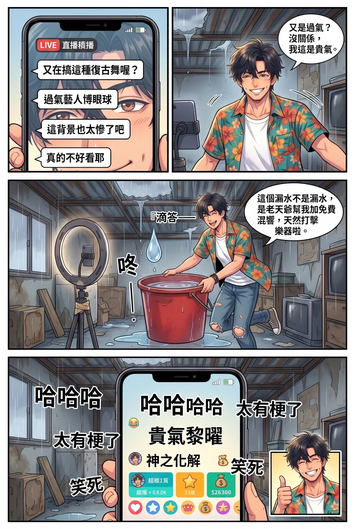 《頂流過氣後，我靠互嗆帶貨爆紅了》 第 1 集　《頂流過氣後，我靠互嗆帶貨爆紅了》 - 過氣C位的租金求生戰 第 3 頁