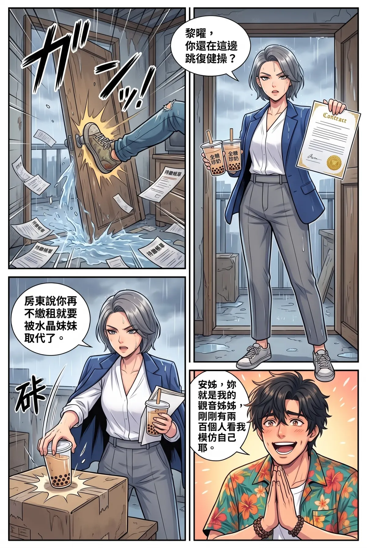 《頂流過氣後，我靠互嗆帶貨爆紅了》 第 1 集　《頂流過氣後，我靠互嗆帶貨爆紅了》 - 過氣C位的租金求生戰 第 5 頁