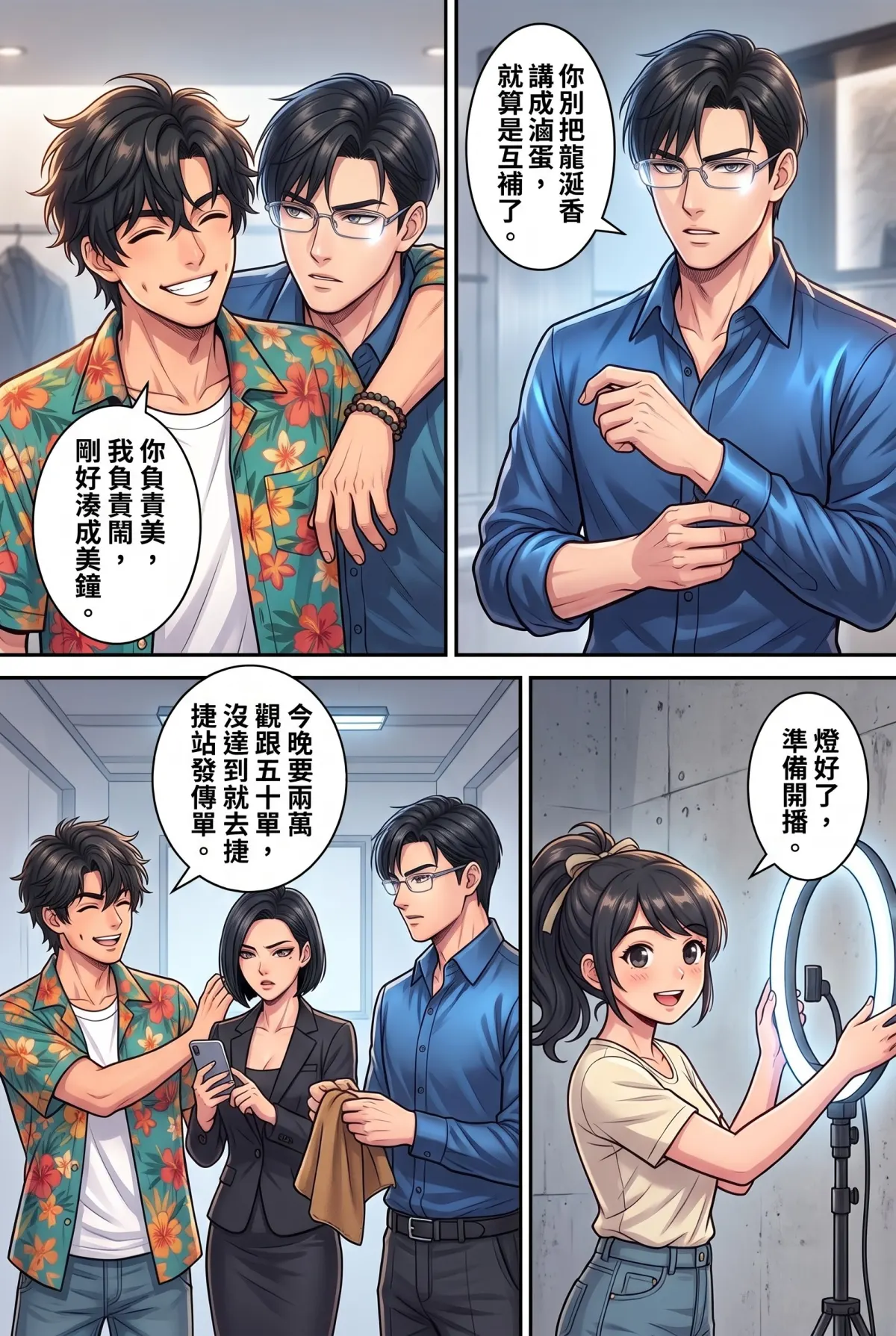 《頂流過氣後，我靠互嗆帶貨爆紅了》 第 2 集　《頂流過氣後，我靠互嗆帶貨爆紅了》 - 首播翻車，互嗆即流量 第 4 頁