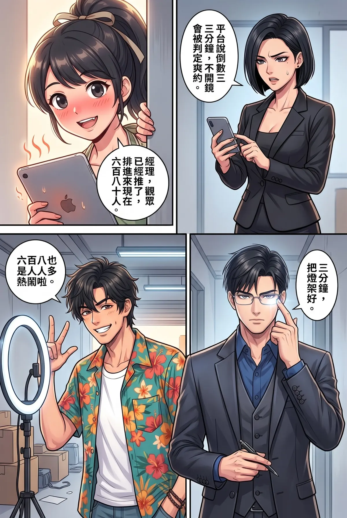 《頂流過氣後，我靠互嗆帶貨爆紅了》 第 2 集　《頂流過氣後，我靠互嗆帶貨爆紅了》 - 首播翻車，互嗆即流量 第 3 頁