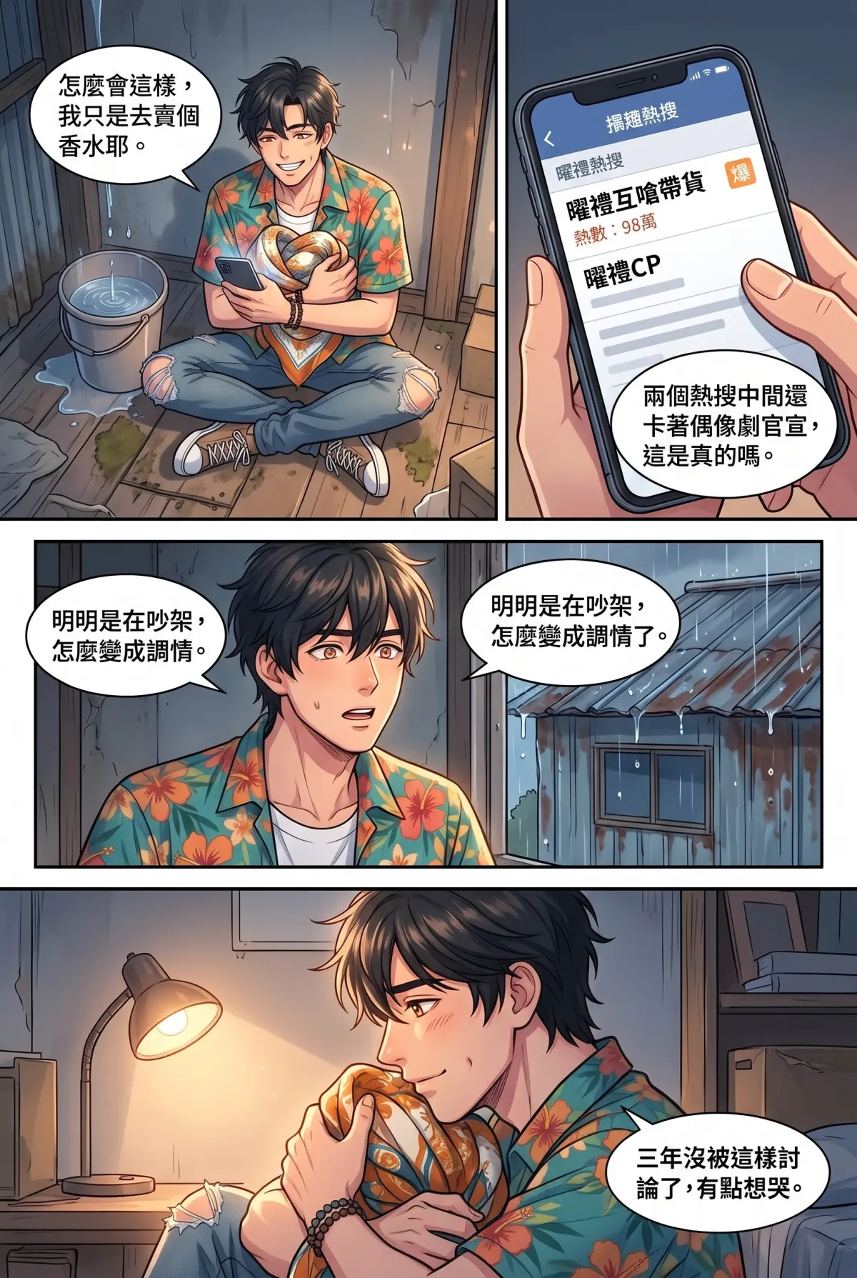 《頂流過氣後，我靠互嗆帶貨爆紅了》 第 3 集　《頂流過氣後，我靠互嗆帶貨爆紅了》 - 一夜爆紅的曜禮CP 第 2 頁