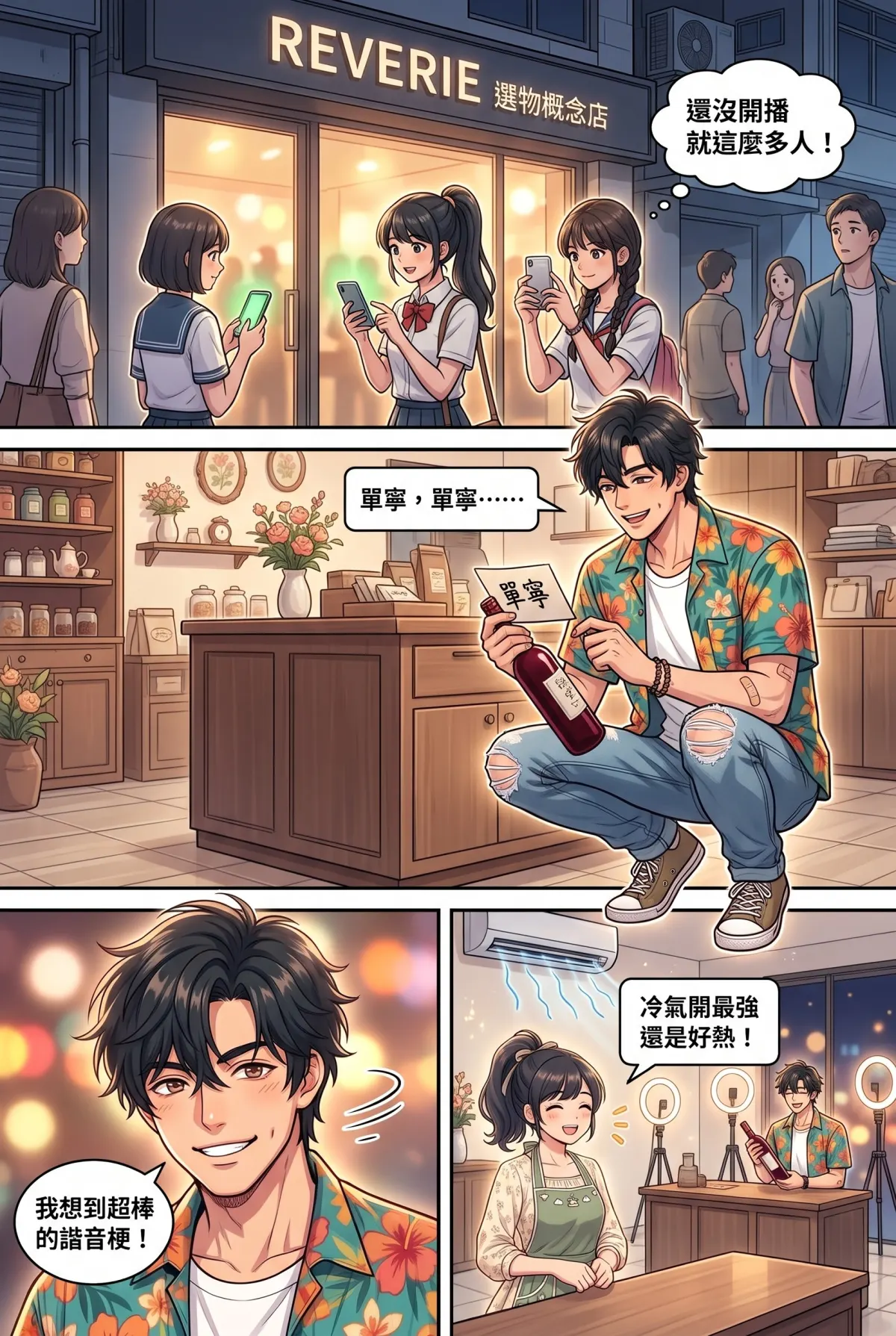《頂流過氣後，我靠互嗆帶貨爆紅了》 第 4 集　《頂流過氣後，我靠互嗆帶貨爆紅了》 - 紅酒直播與絲巾土風舞 第 2 頁
