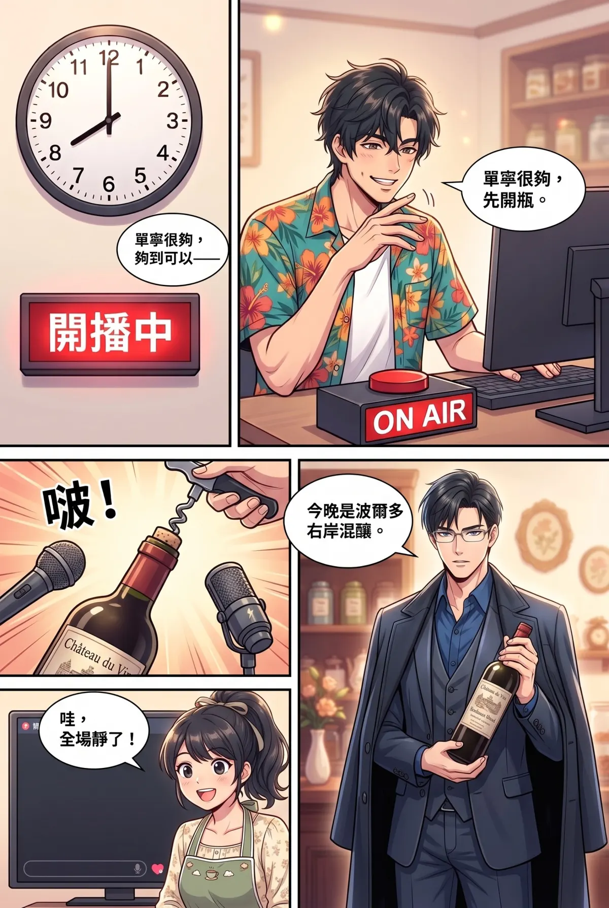 《頂流過氣後，我靠互嗆帶貨爆紅了》 第 4 集　《頂流過氣後，我靠互嗆帶貨爆紅了》 - 紅酒直播與絲巾土風舞 第 7 頁