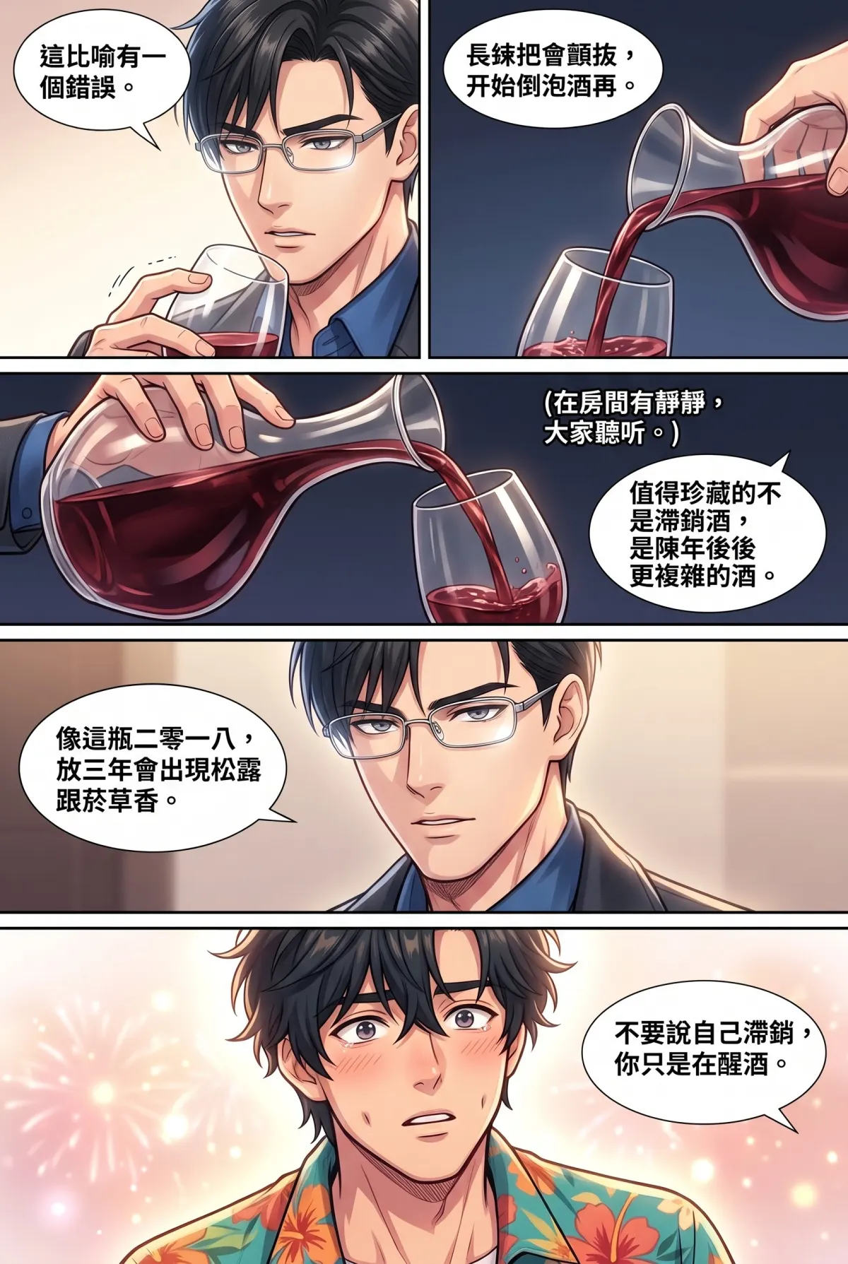 《頂流過氣後，我靠互嗆帶貨爆紅了》 第 4 集　《頂流過氣後，我靠互嗆帶貨爆紅了》 - 紅酒直播與絲巾土風舞 第 14 頁