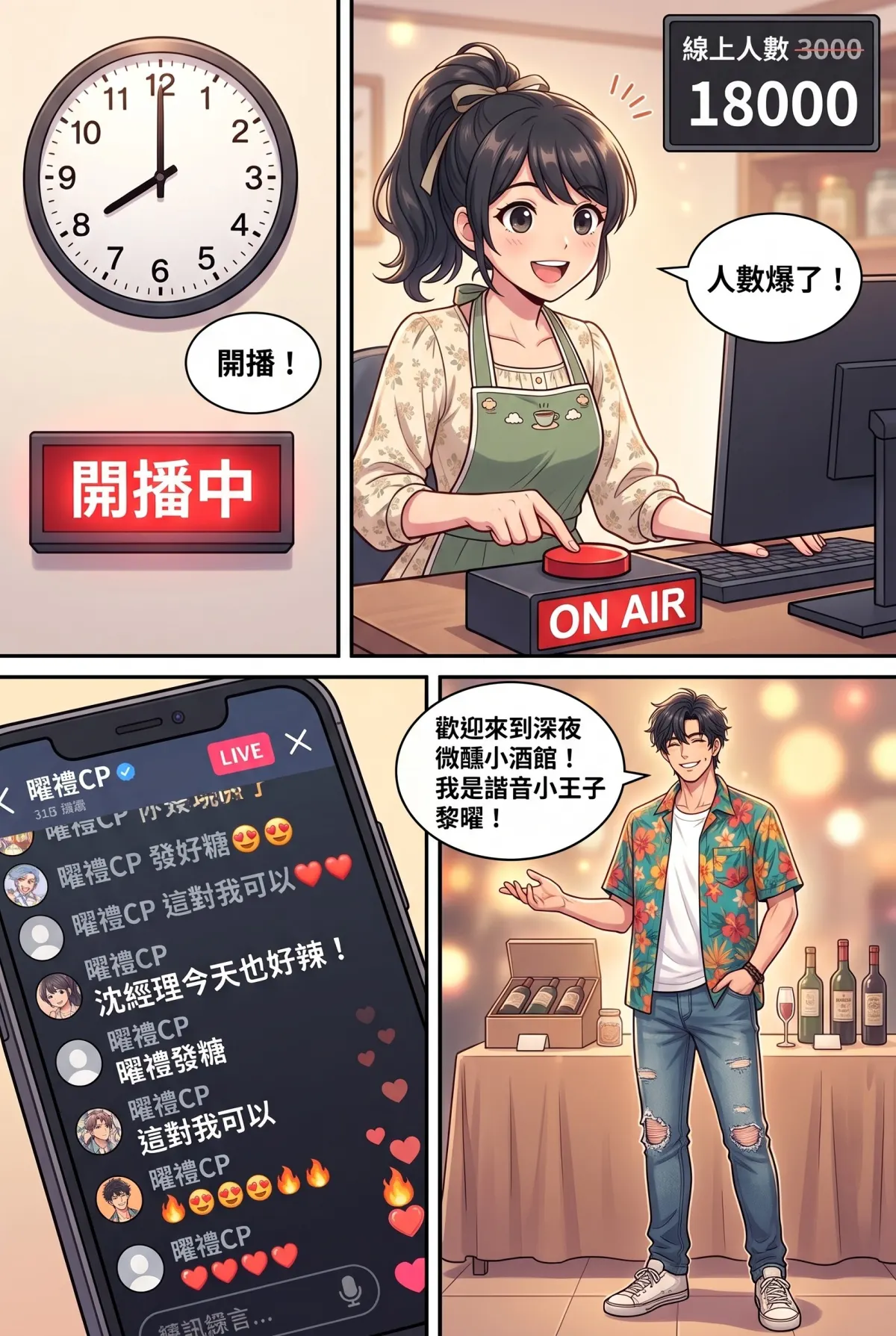 《頂流過氣後，我靠互嗆帶貨爆紅了》 第 4 集　《頂流過氣後，我靠互嗆帶貨爆紅了》 - 紅酒直播與絲巾土風舞 第 6 頁